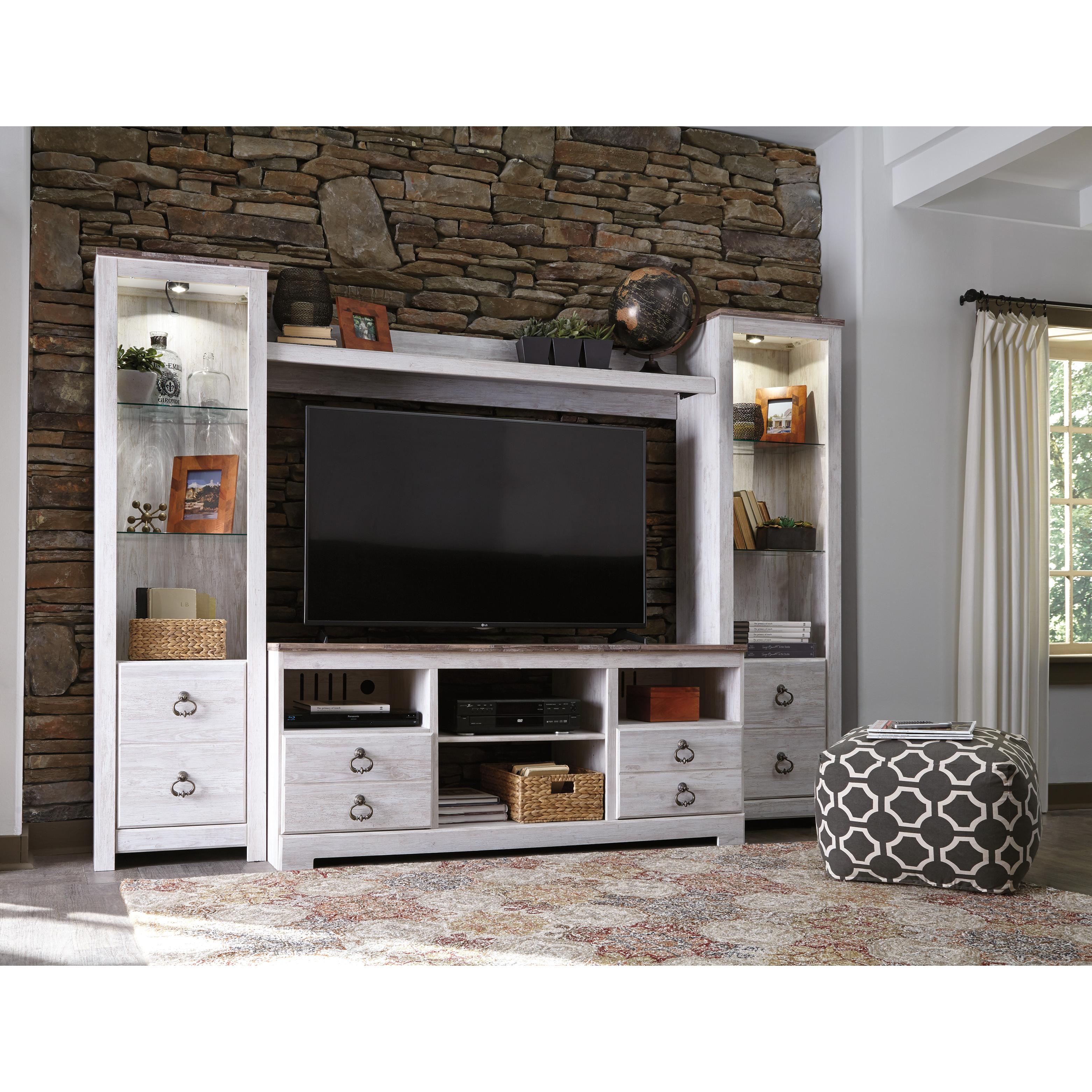  Signature Design by Ashley Willowton TV Stand W267-68 IMAGE 4