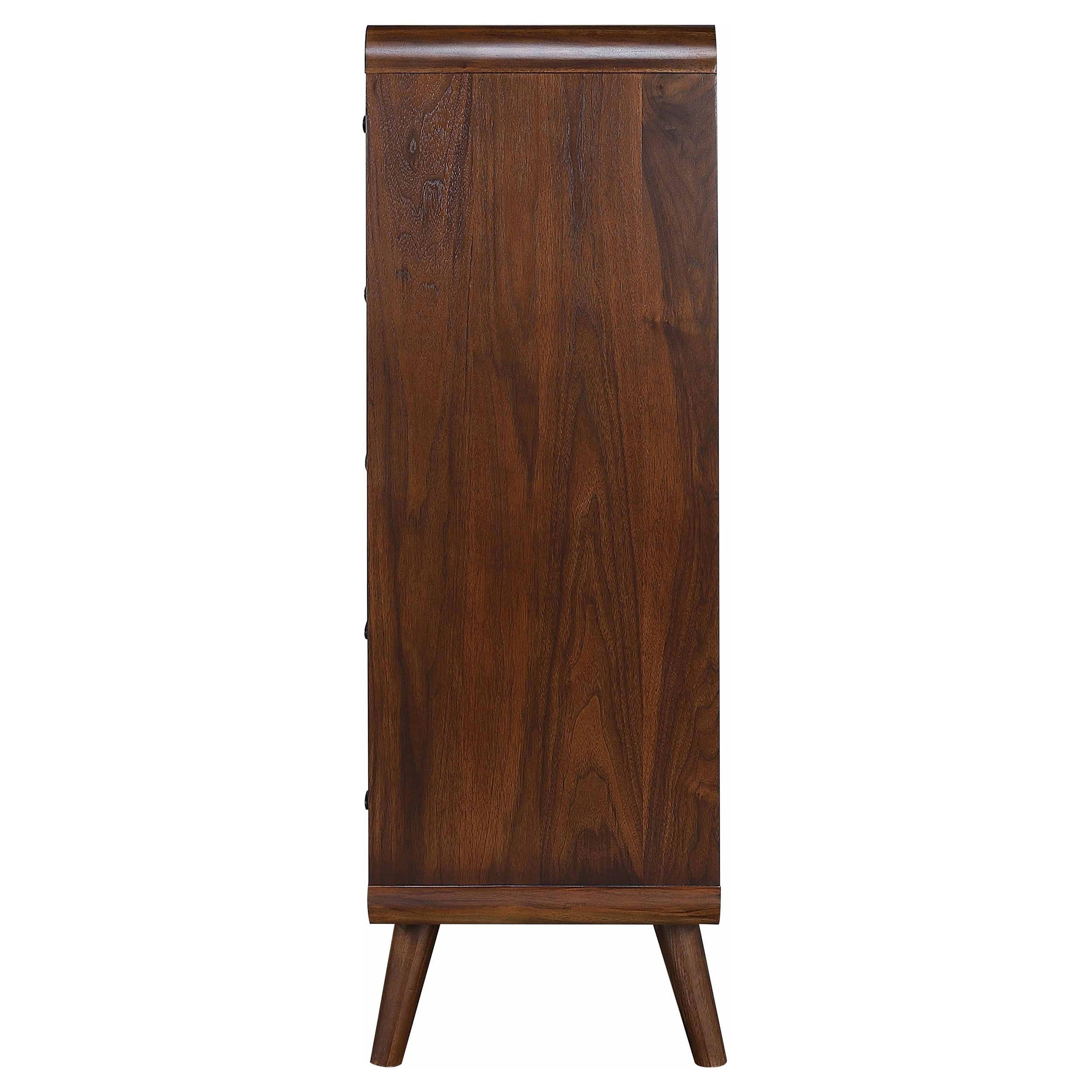  Coaster Furniture Robyn 205135 5-Drawer Bedroom Chest of Drawers - Dark Walnut IMAGE 4