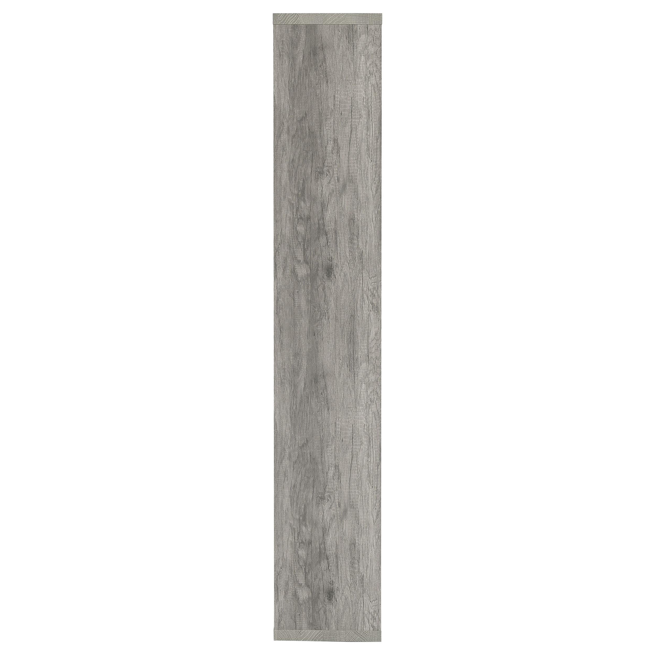  Coaster Furniture Theo 801137 71-inch 7-shelf Bookshelf - Grey Driftwood IMAGE 4
