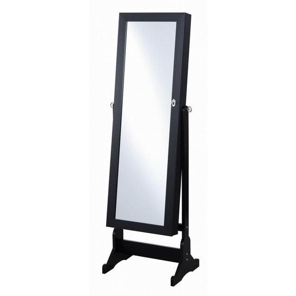 Coaster Furniture Tutuola 904039 Cheval Mirror with Jewelry Storage - Black