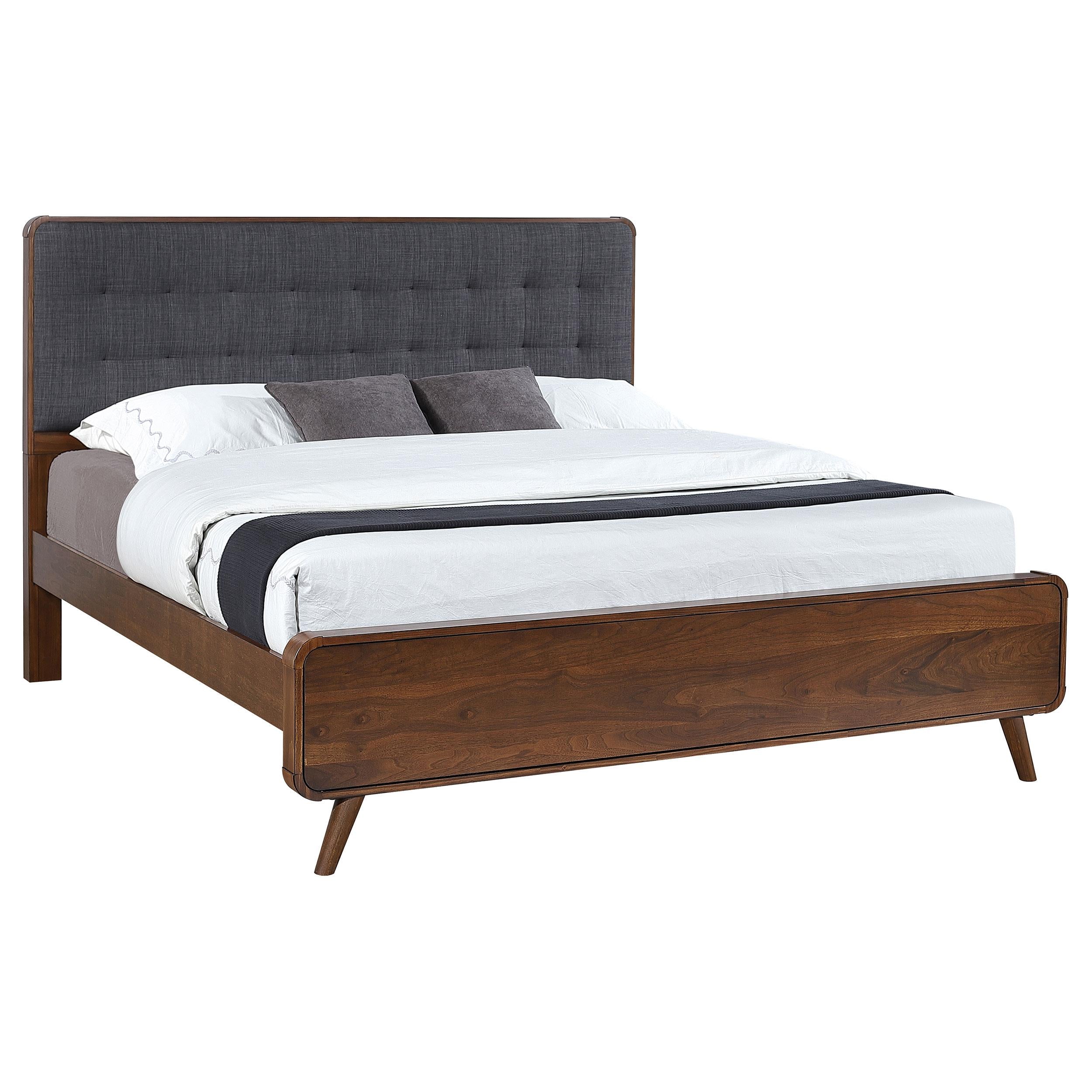 Size_King --  Robyn 205131KE Wood Eastern King Platform Bed - Dark Walnut IMAGE 2
