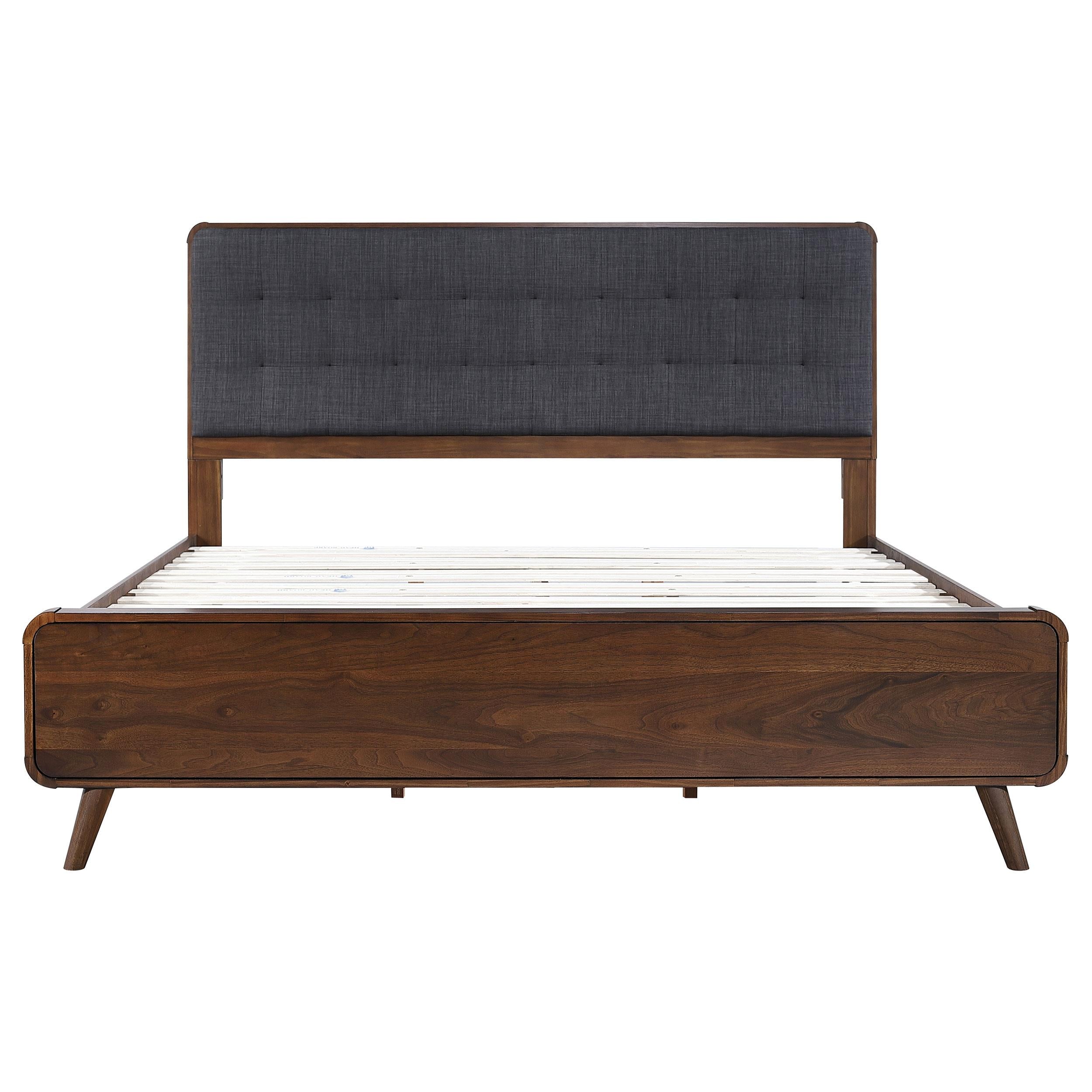  Size_King --  Robyn 205131KE Wood Eastern King Platform Bed - Dark Walnut IMAGE 3