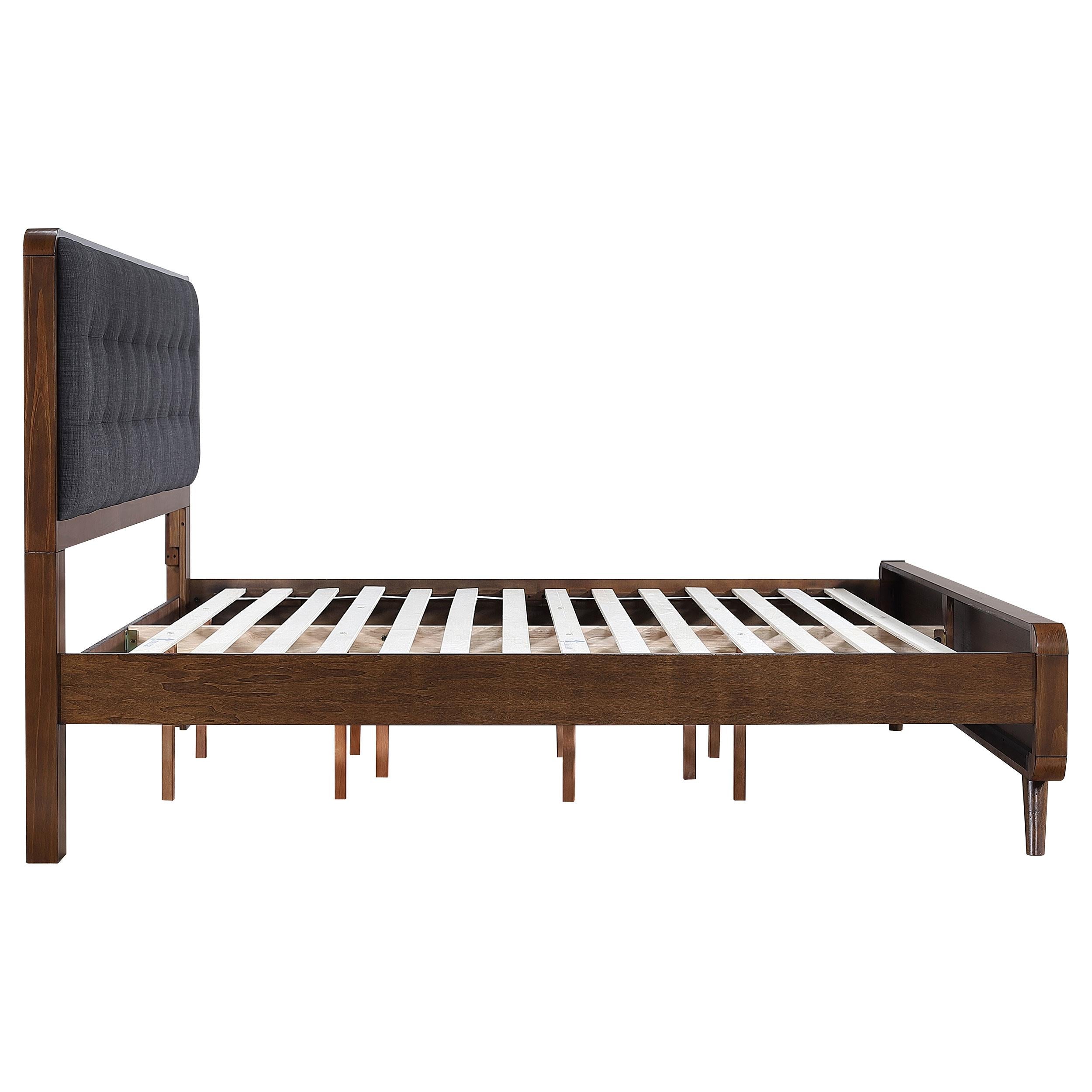  Size_King --  Robyn 205131KE Wood Eastern King Platform Bed - Dark Walnut IMAGE 5