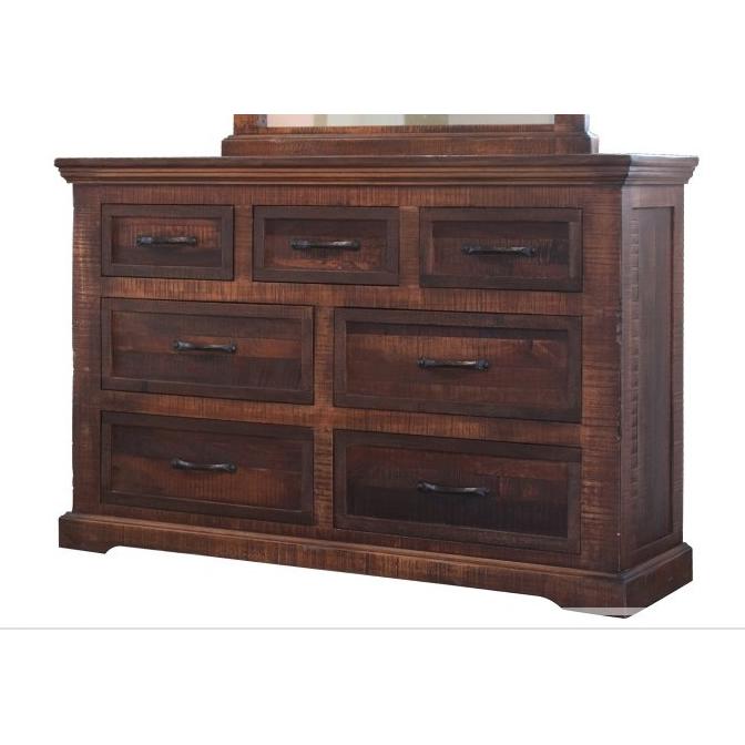  International Furniture Direct Madeira 7-Drawer Dresser IFD1200DSR IMAGE 1
