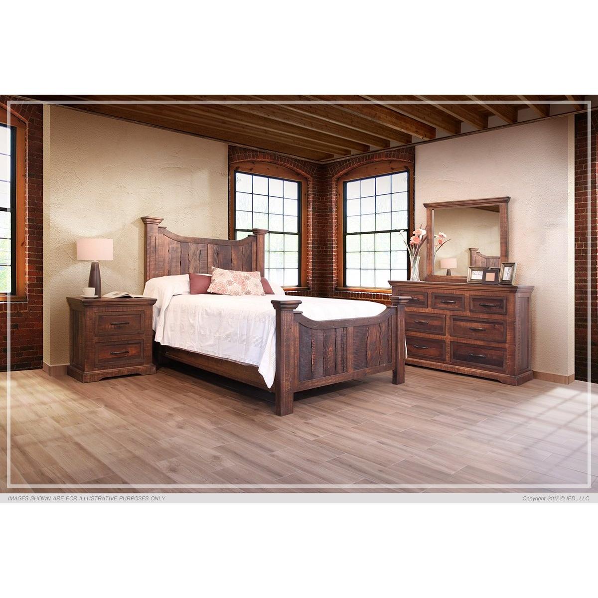  International Furniture Direct Madeira 7-Drawer Dresser IFD1200DSR IMAGE 4