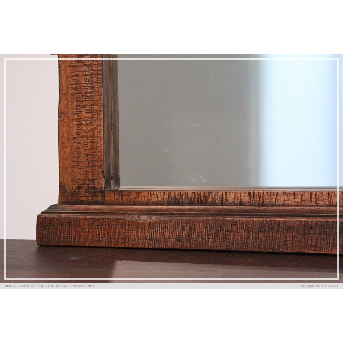  International Furniture Direct Madeira Dresser Mirror IFD1200MIRR IMAGE 3
