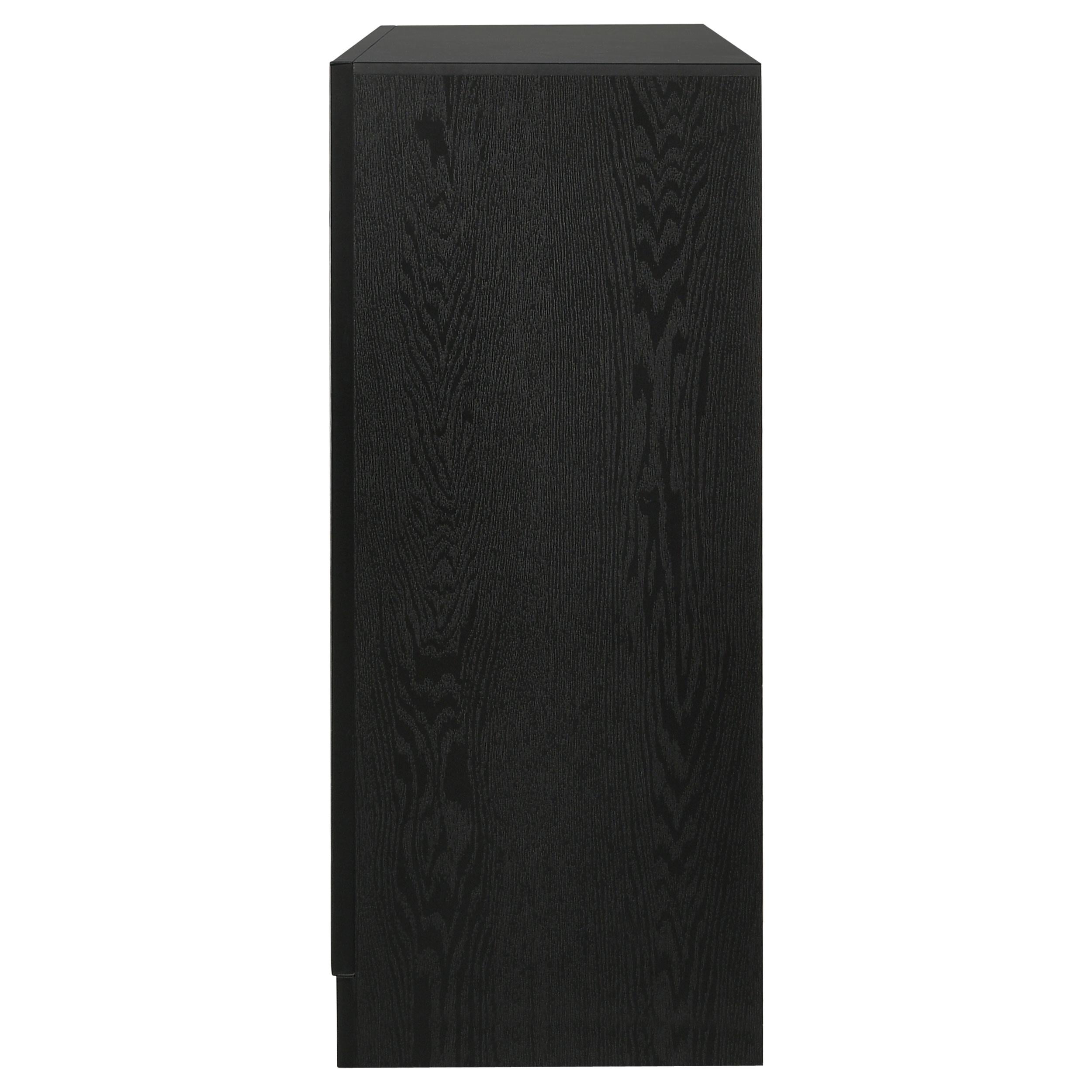  Coaster Furniture Miranda 206363 7-Drawer Dresser - Black IMAGE 4