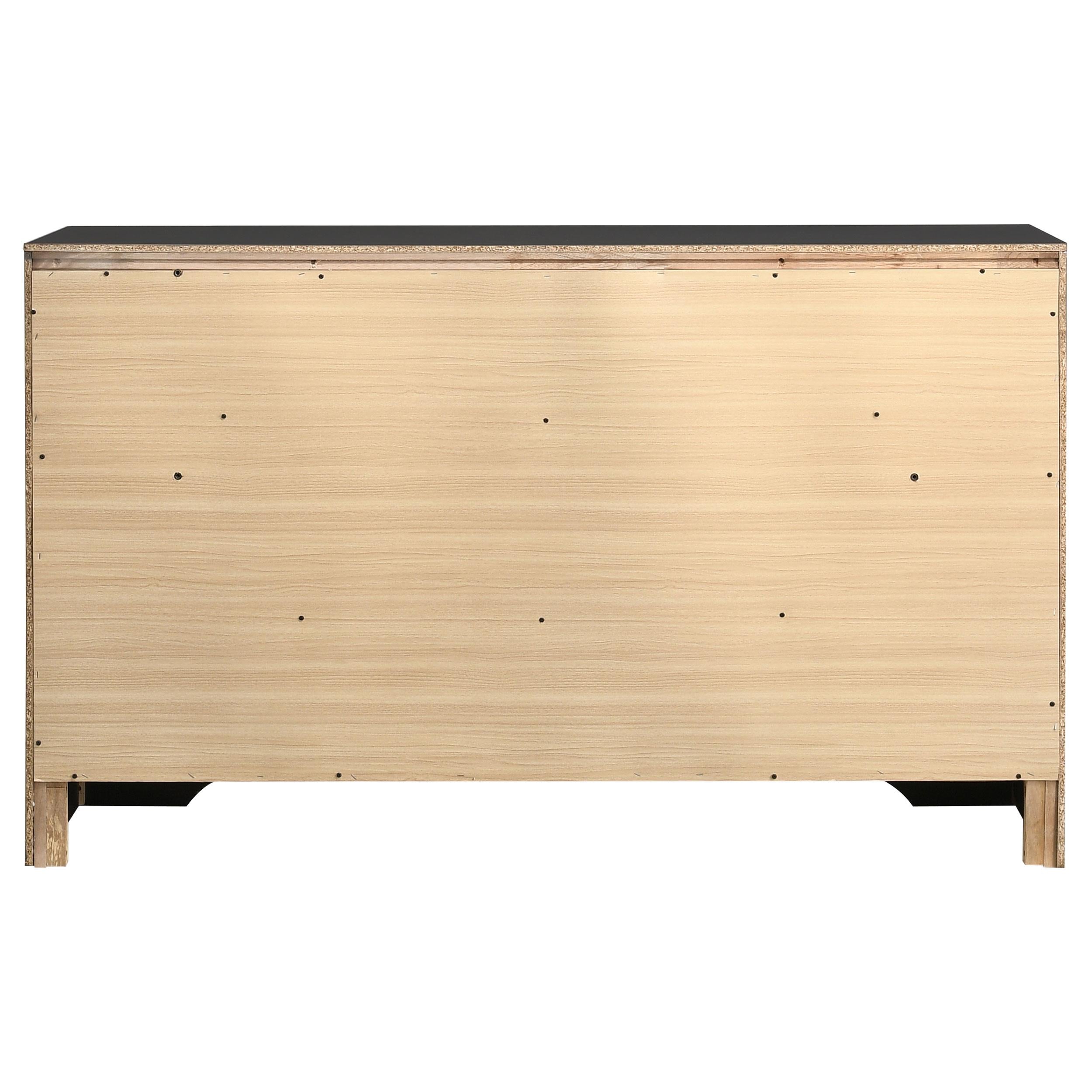  Coaster Furniture Miranda 206363 7-Drawer Dresser - Black IMAGE 6