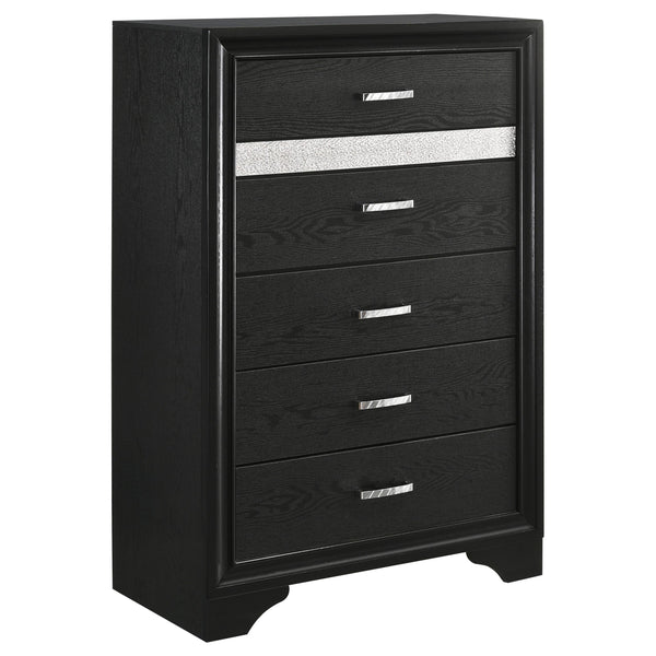 Coaster Furniture Miranda 206365 5-Drawer Bedroom Chest - Black