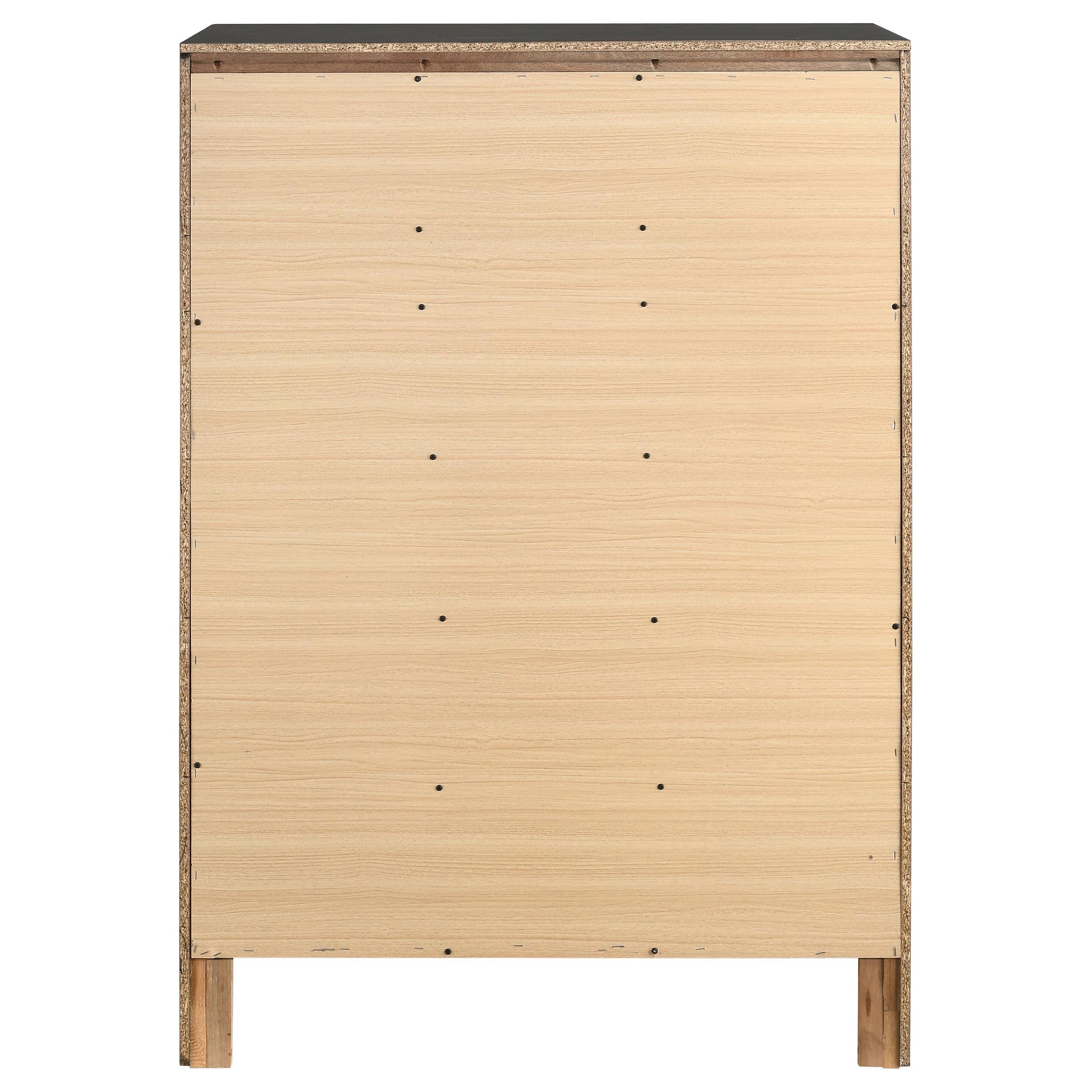  Coaster Furniture Miranda 206365 5-Drawer Bedroom Chest - Black IMAGE 6
