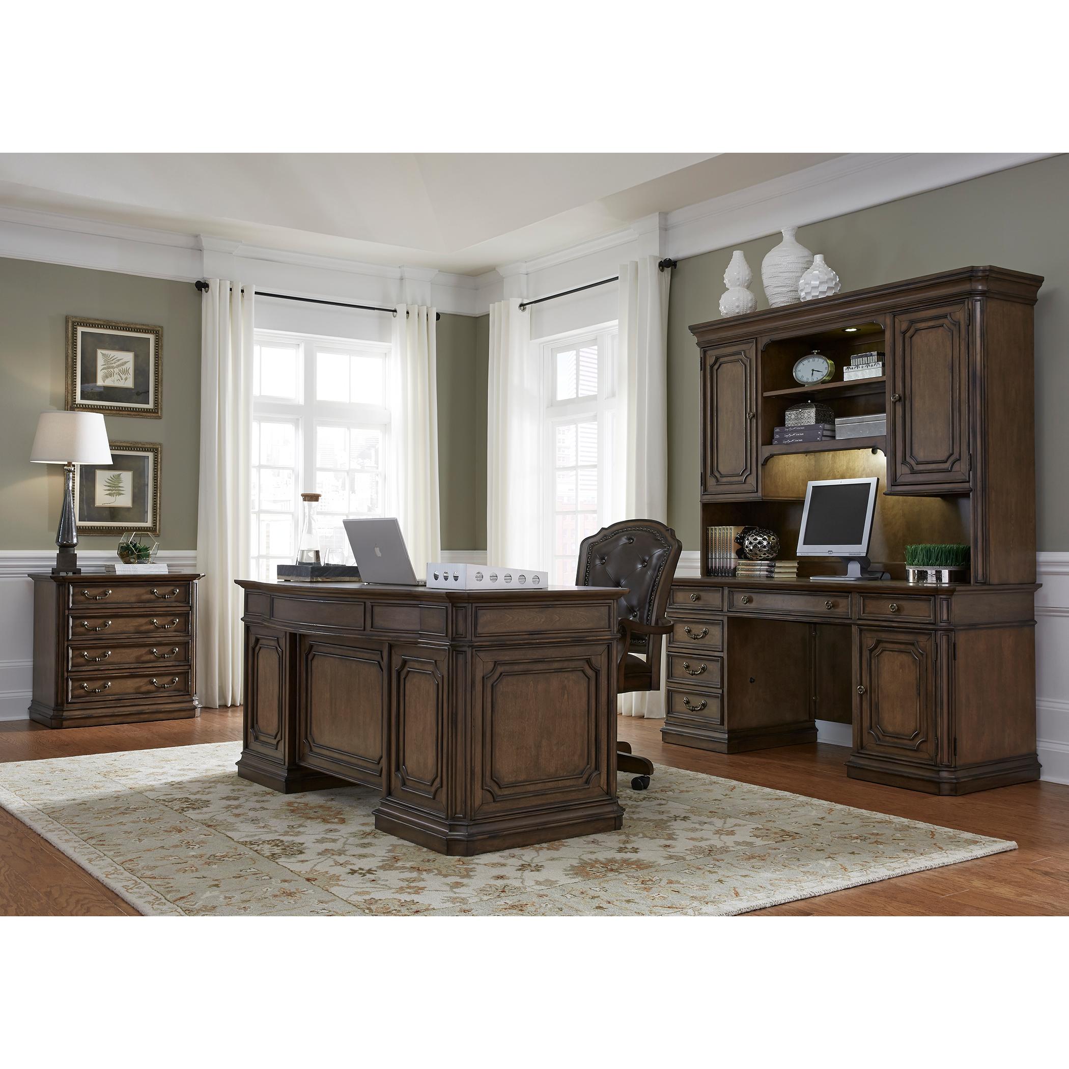  Liberty Furniture Industries Inc. Office Desks Desks 487-HOJ-JED IMAGE 10