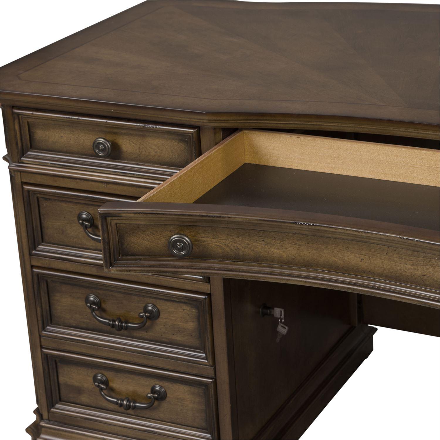  Liberty Furniture Industries Inc. Office Desks Desks 487-HOJ-JED IMAGE 8