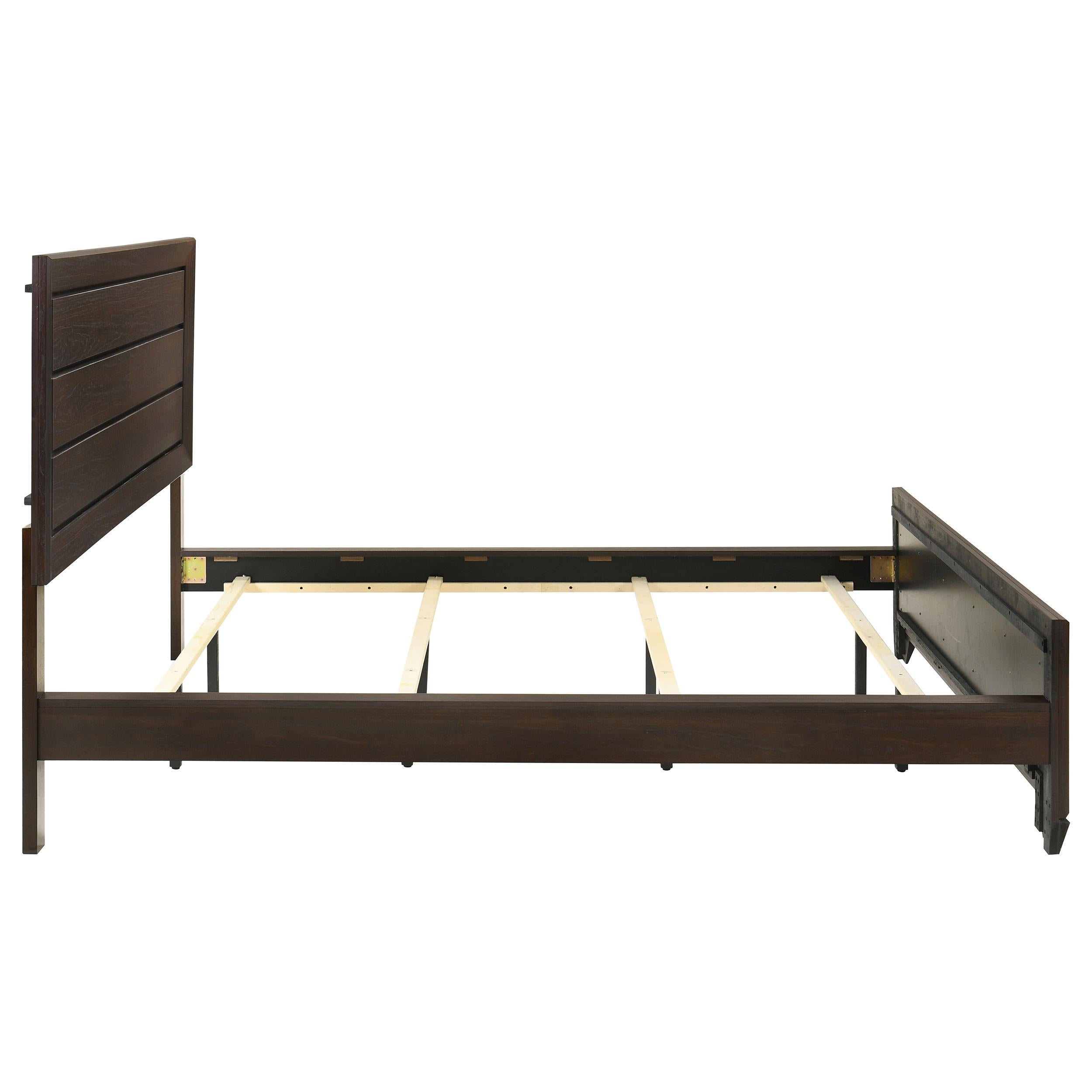  Size_California King --  Kauffman 204391KW Wood California King Panel Bed - Dark Cocoa IMAGE 6