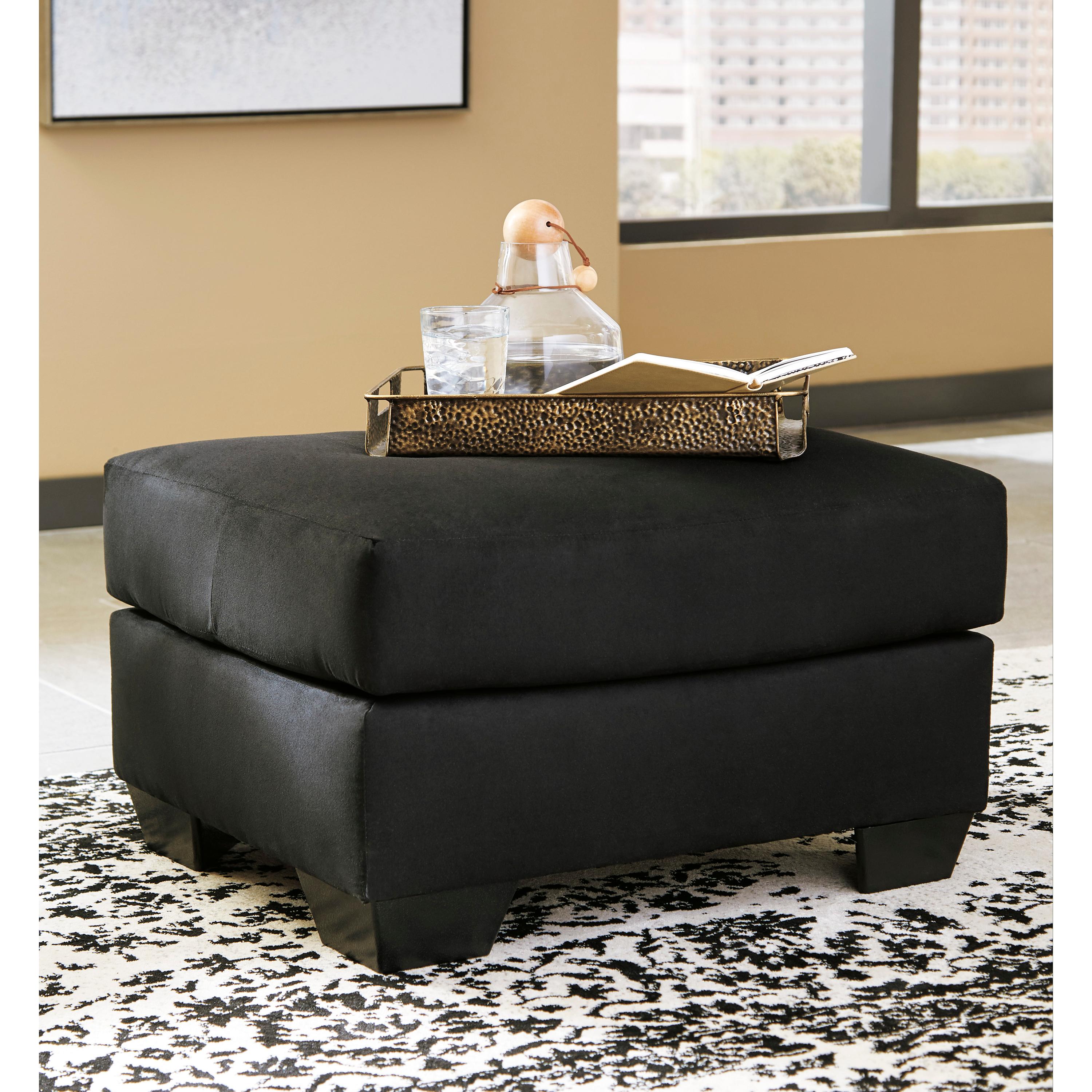  Manufacturer Color_Black --  Darcy 7500814 Ottoman IMAGE 2