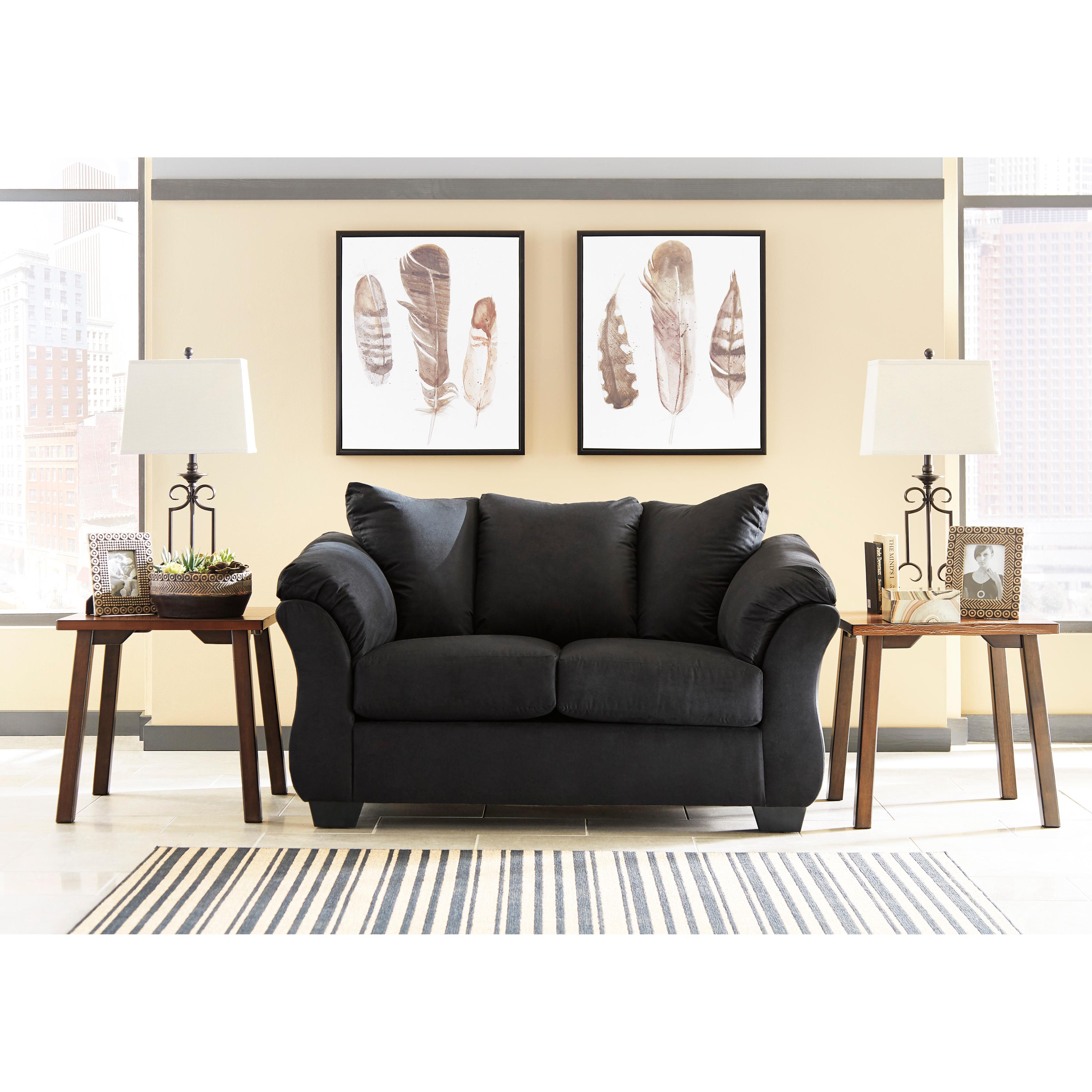  Manufacturer Color_Black --  Darcy 7500835 Loveseat IMAGE 2