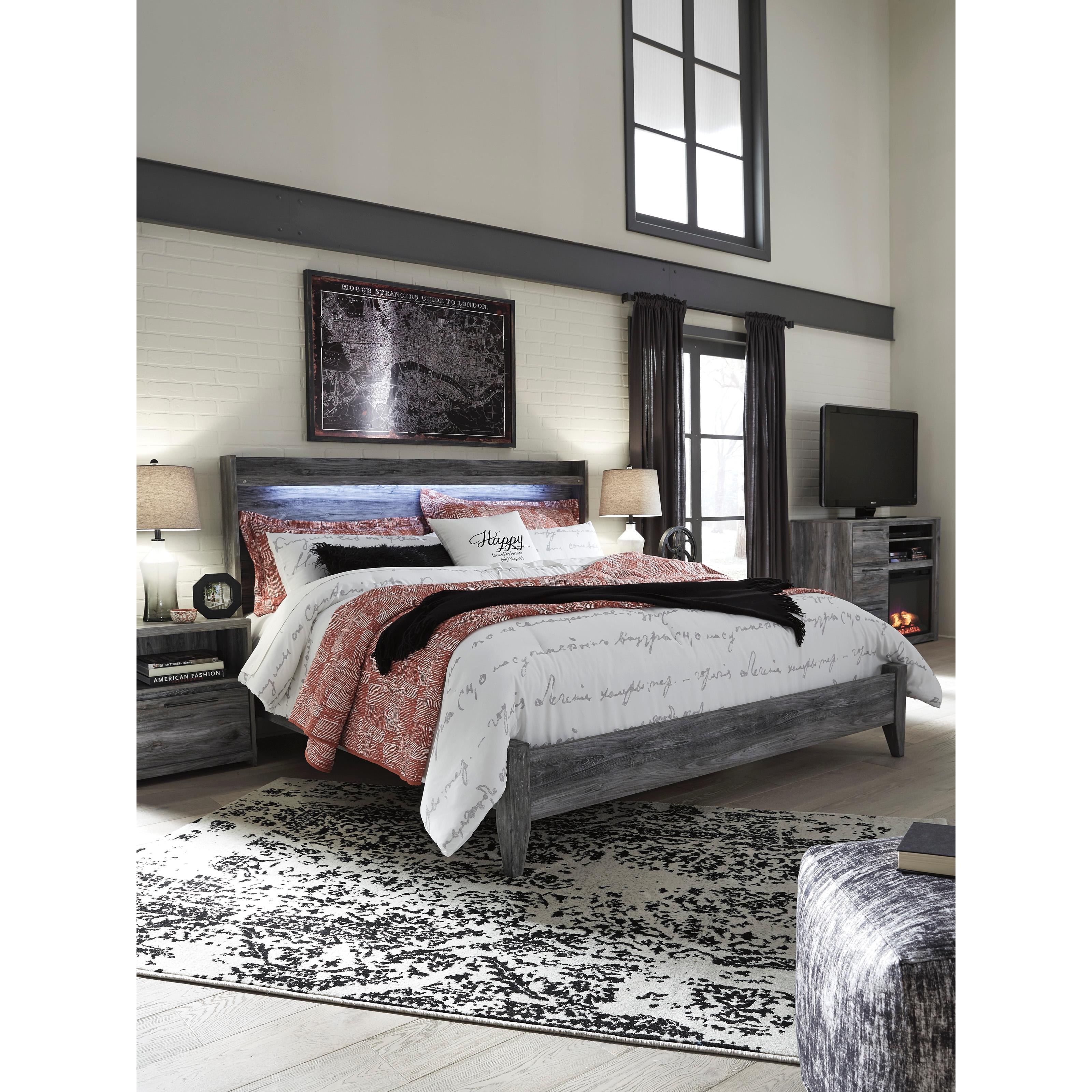  Size_King --  Baystorm B221B11 King Panel Bed IMAGE 5