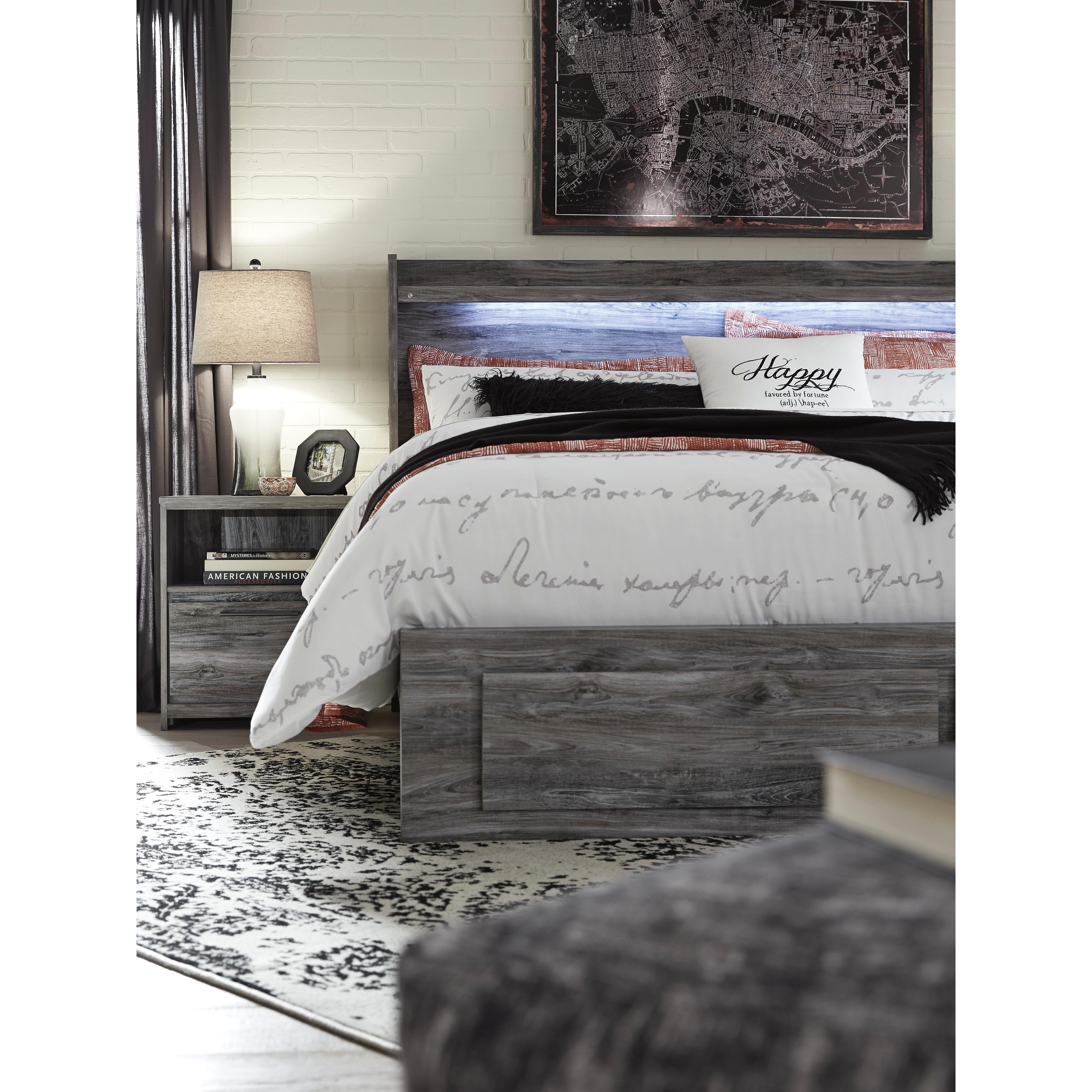  Size_King --  Baystorm B221B12 King Panel Bed with 2 Storage Drawers IMAGE 6
