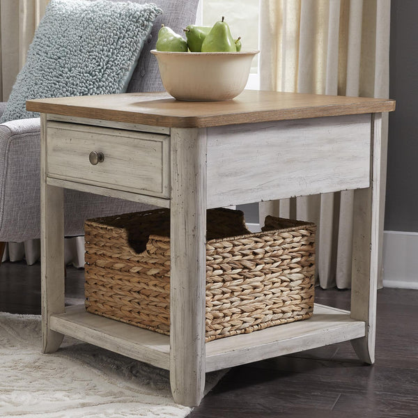 Liberty Furniture Industries Inc. Farmhouse Reimagined End Table 652-OT1020