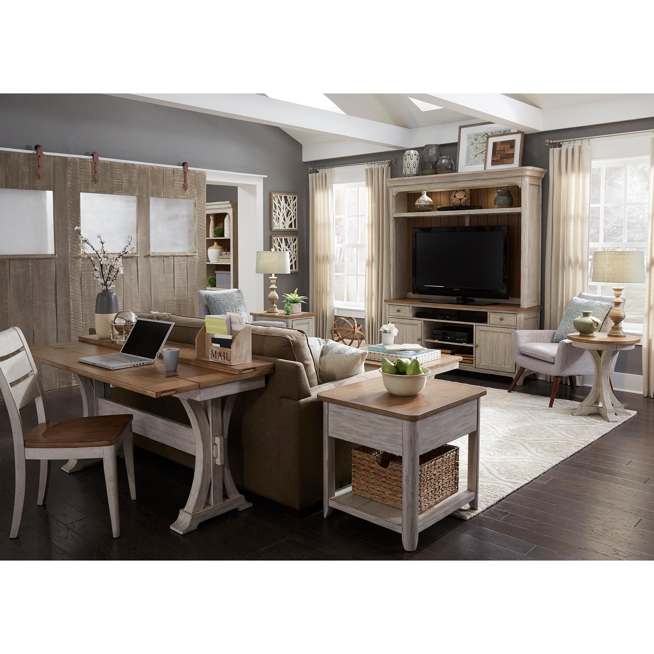  Liberty Furniture Industries Inc. Farmhouse Reimagined Sofa Table 652-OT1031 IMAGE 2
