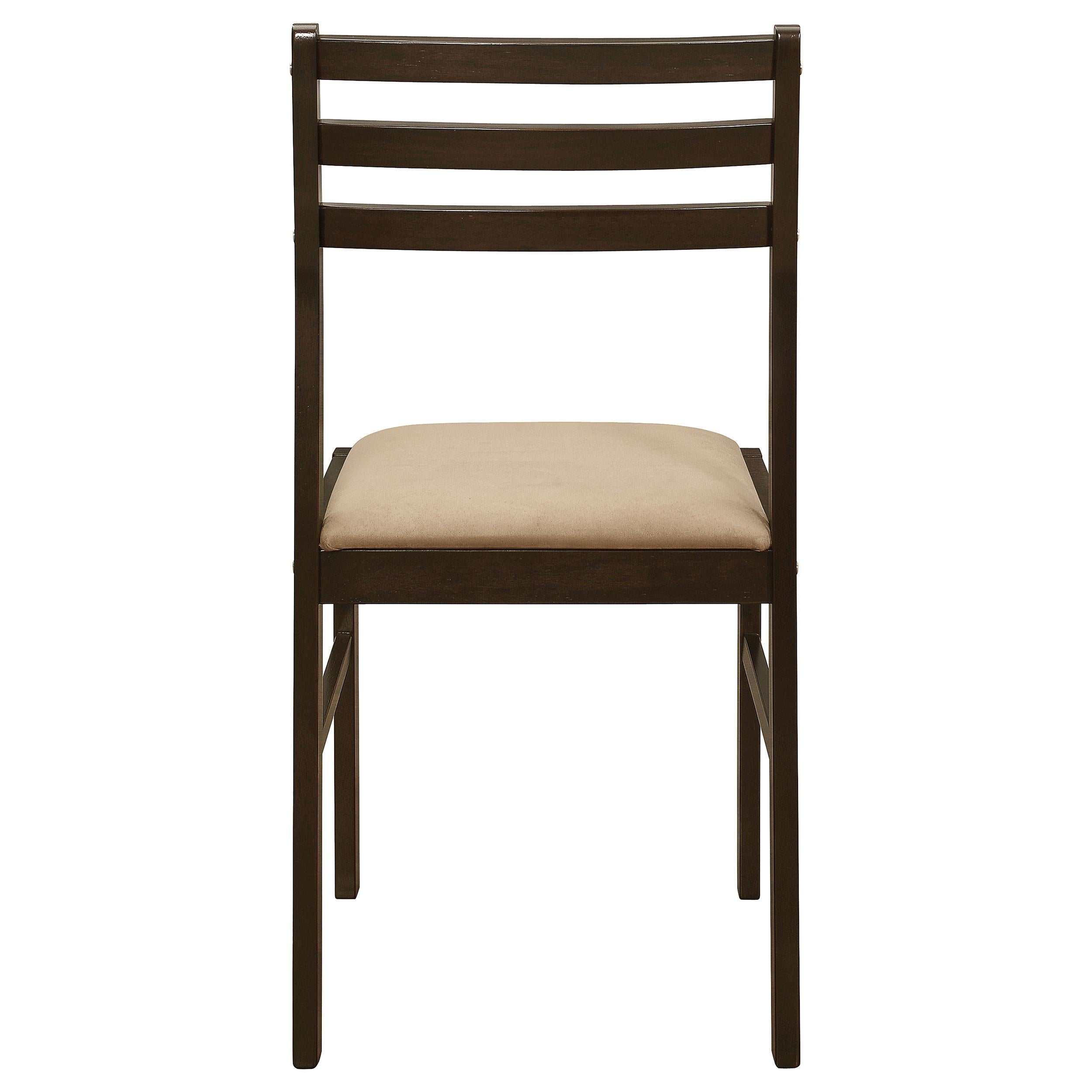  Coaster Furniture Bucknell 130005 3-piece Round Drop Leaf Dining Table Set - Cappuccino IMAGE 9