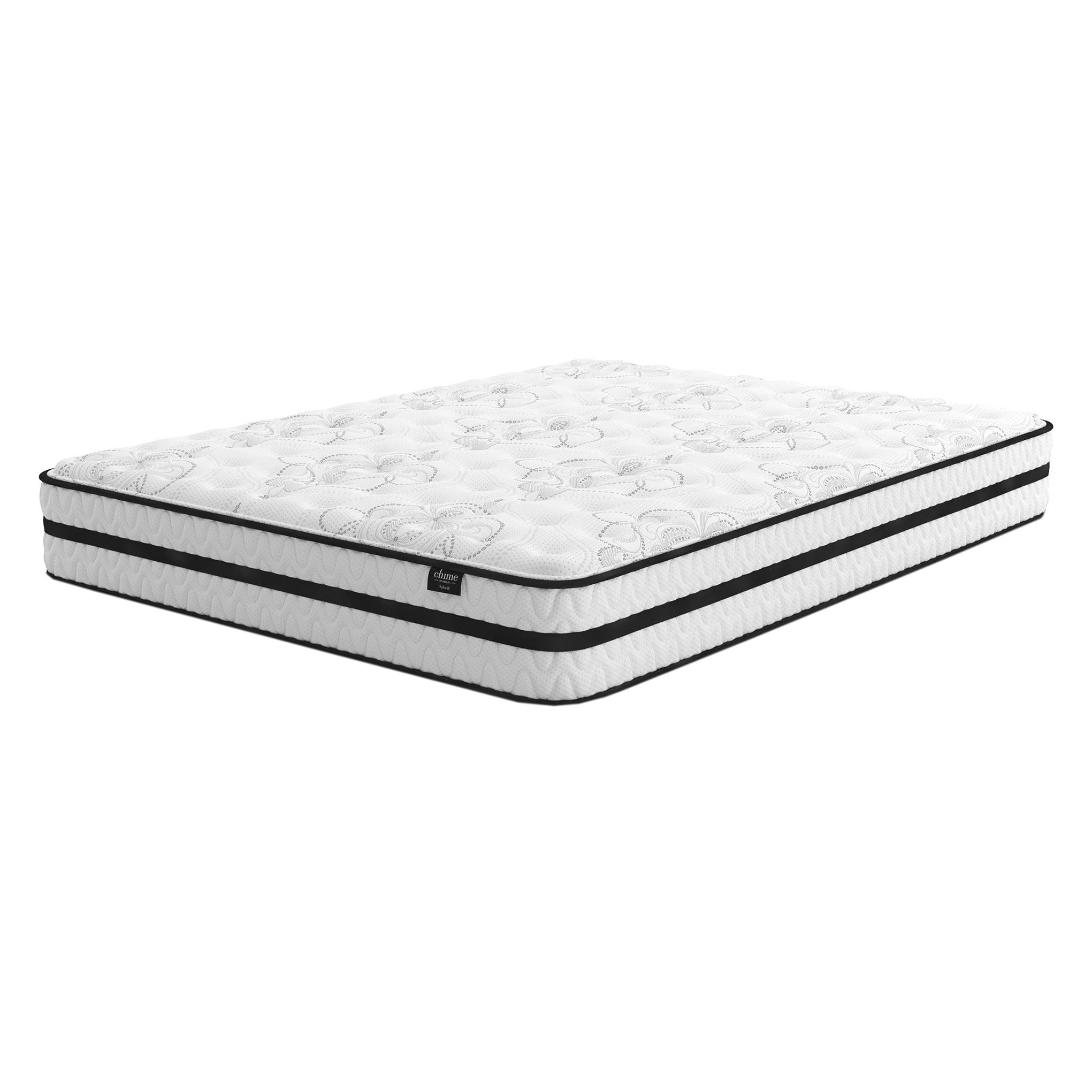  Size_Queen --  Chime 10 Inch Hybrid M69631 Queen Mattress IMAGE 1