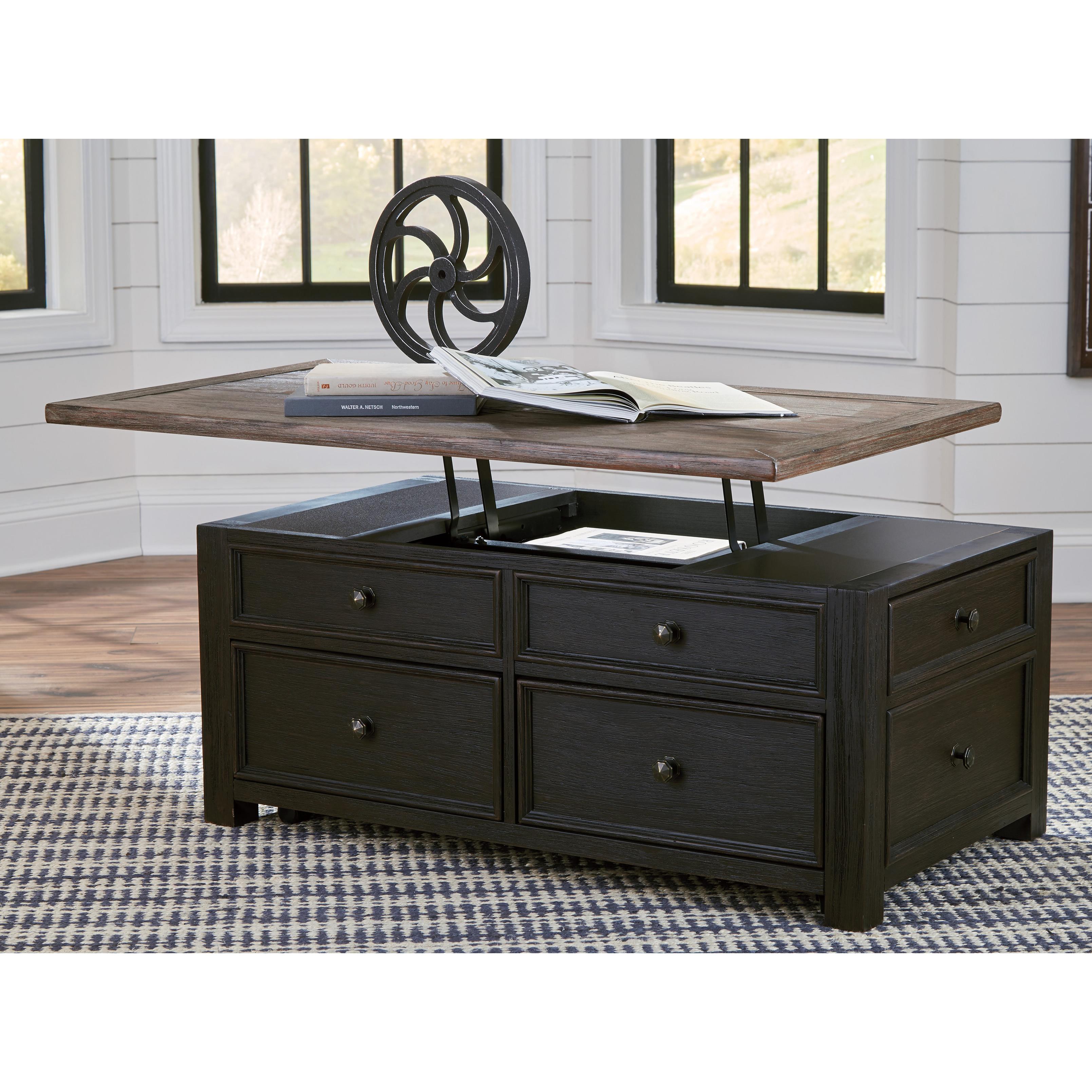  Signature Design by Ashley Tyler Creek Lift Top Cocktail Table T736-20 IMAGE 5