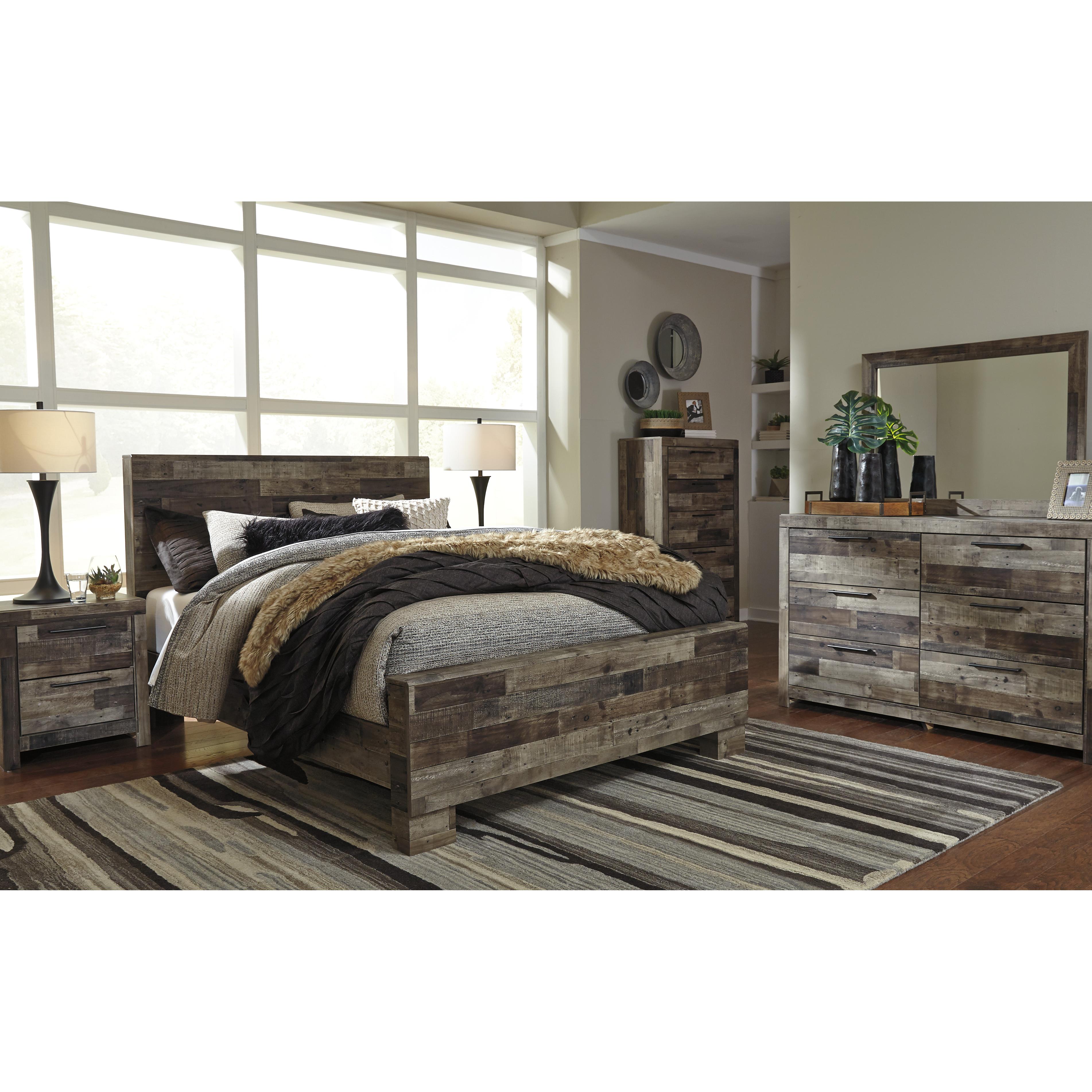  Size_Queen --  Benchcraft Derekson Panel Bed IMAGE 4