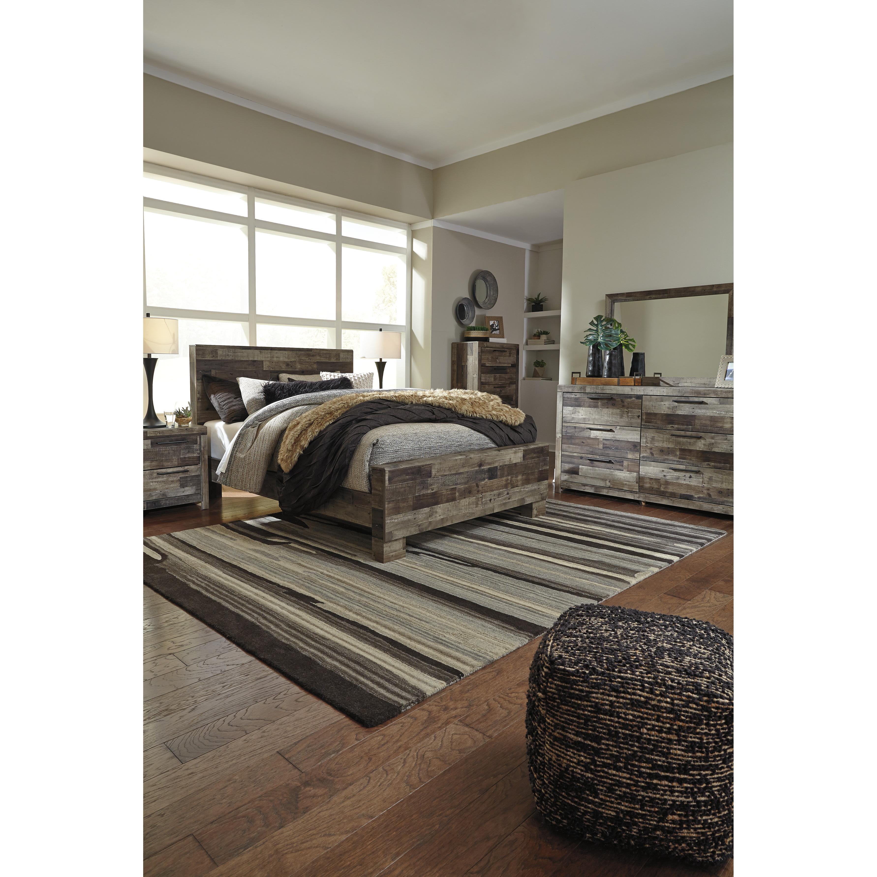  Size_Queen --  Benchcraft Derekson Panel Bed IMAGE 5