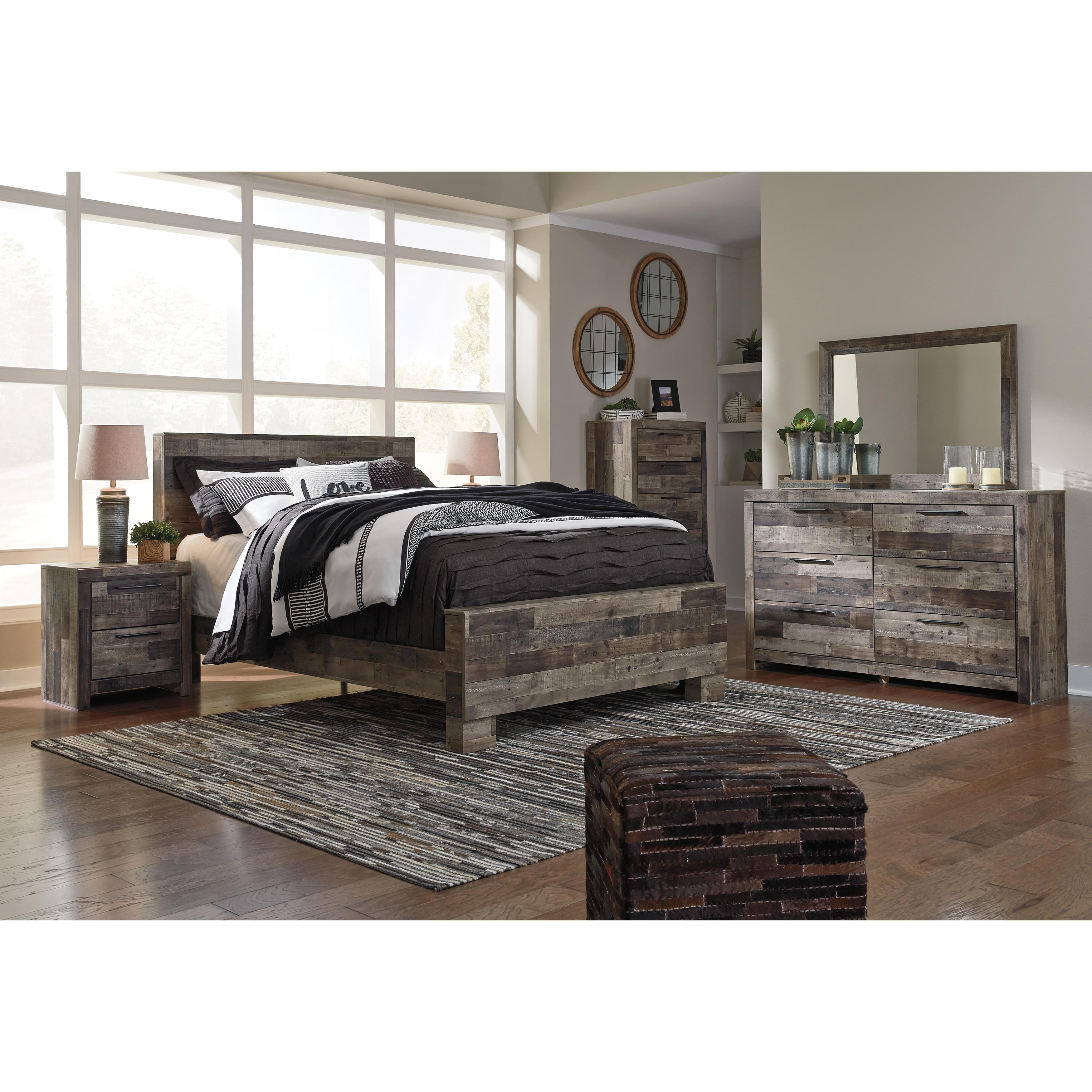  Size_Queen --  Benchcraft Derekson Panel Bed IMAGE 7