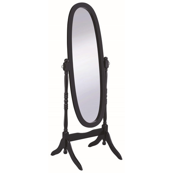 Coaster Furniture Foyet 950803 Wood Adjustable Full Length Cheval Mirror - Black