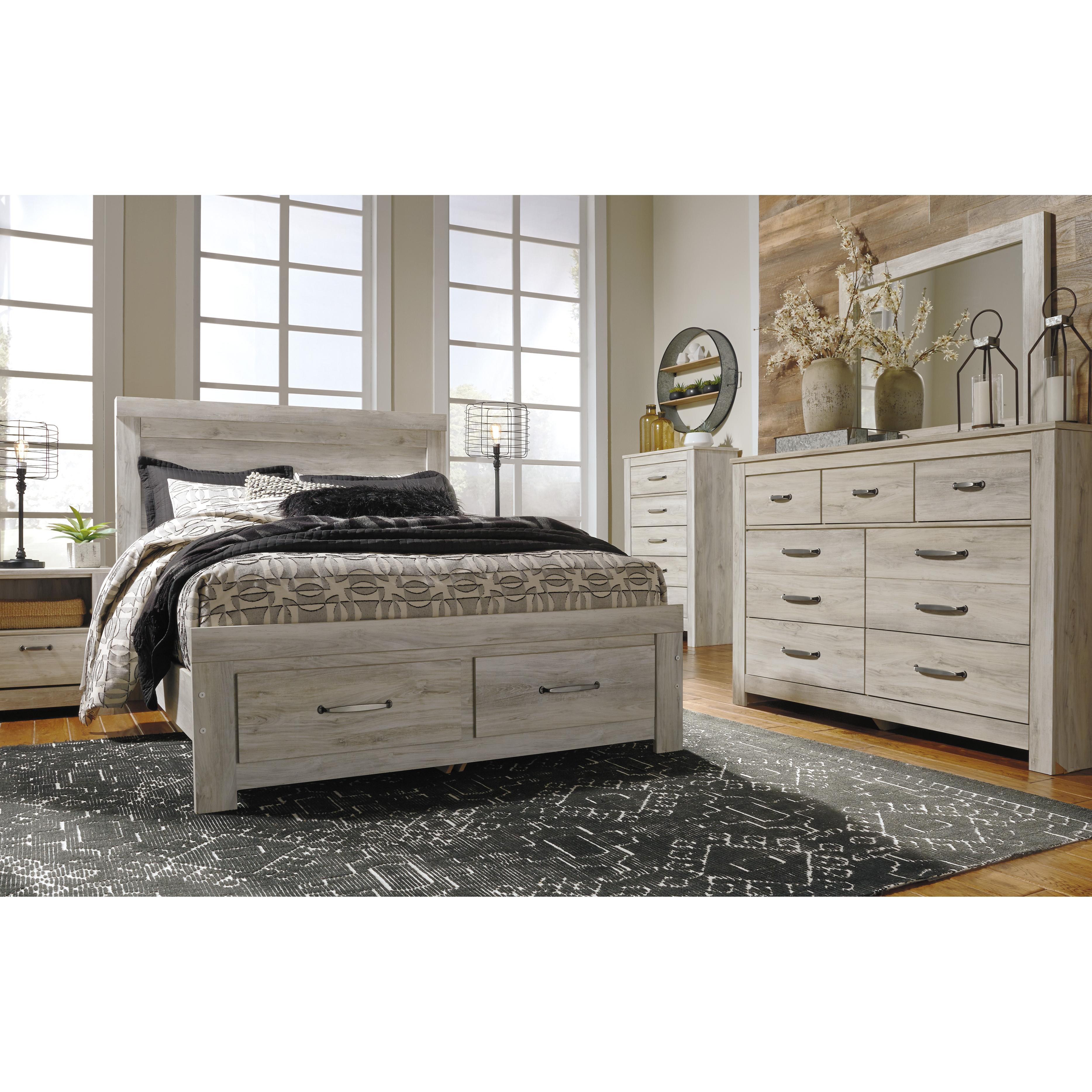  Size_Queen --  Signature Design by Ashley Bellaby Platform Bed with Storage IMAGE 3