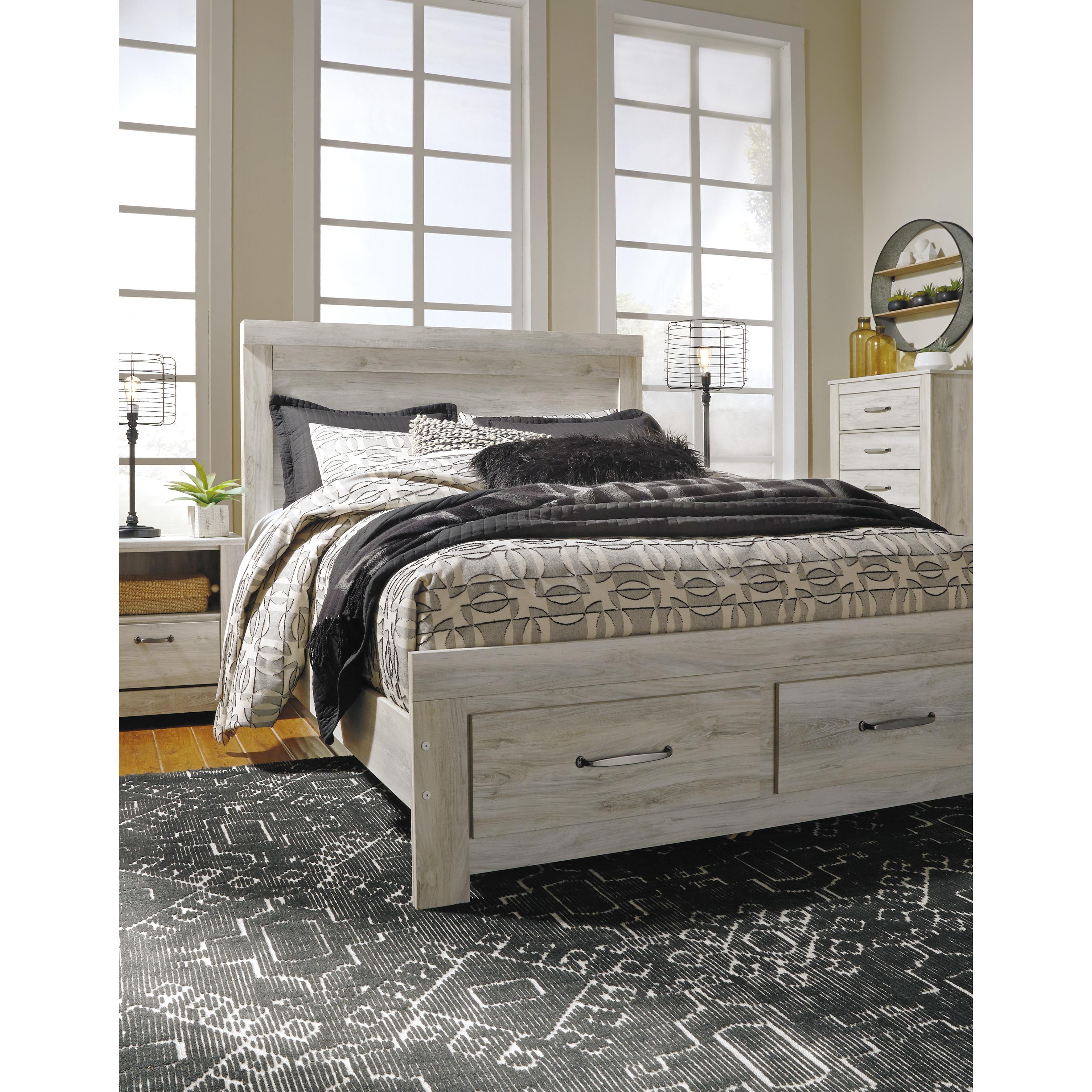  Size_Queen --  Signature Design by Ashley Bellaby Platform Bed with Storage IMAGE 4
