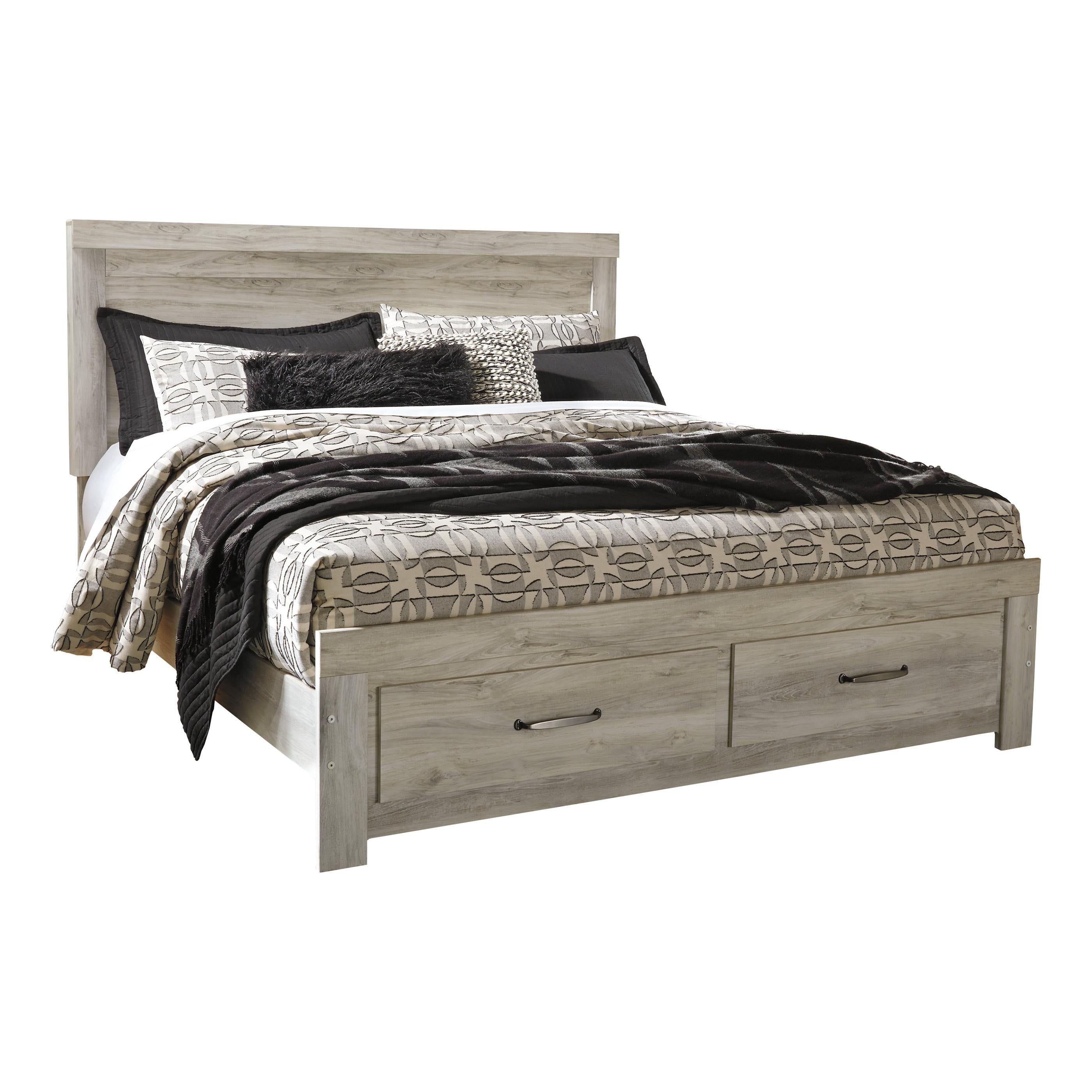  Size_King --  Bellaby B331B9 King Platform Bed with 2 Storage Drawers IMAGE 1