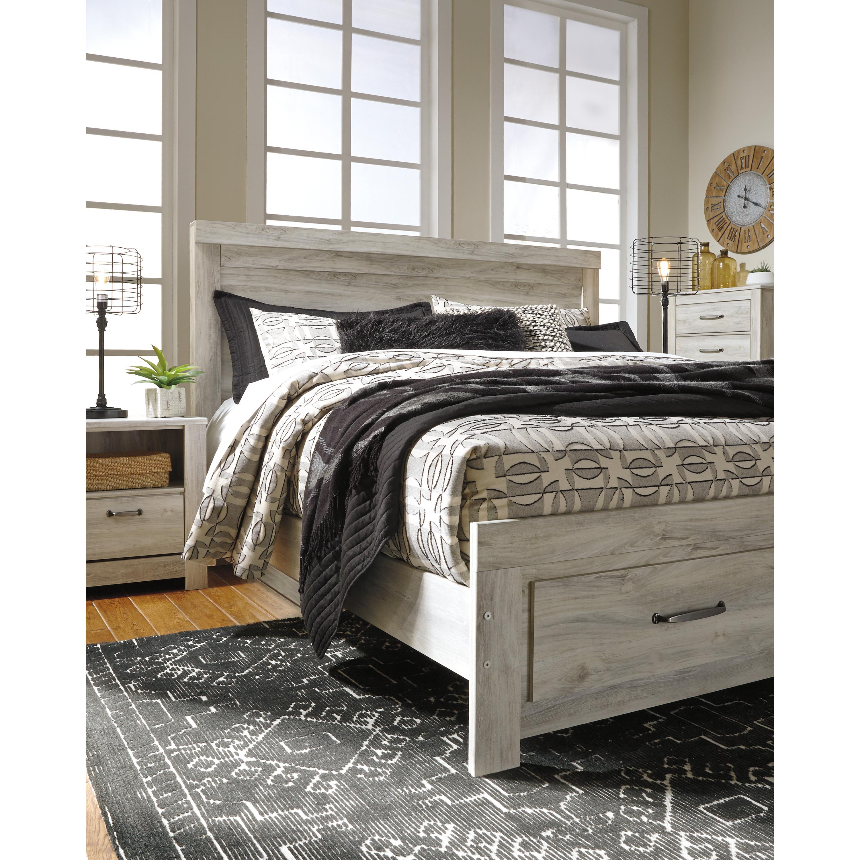  Size_King --  Bellaby B331B9 King Platform Bed with 2 Storage Drawers IMAGE 5