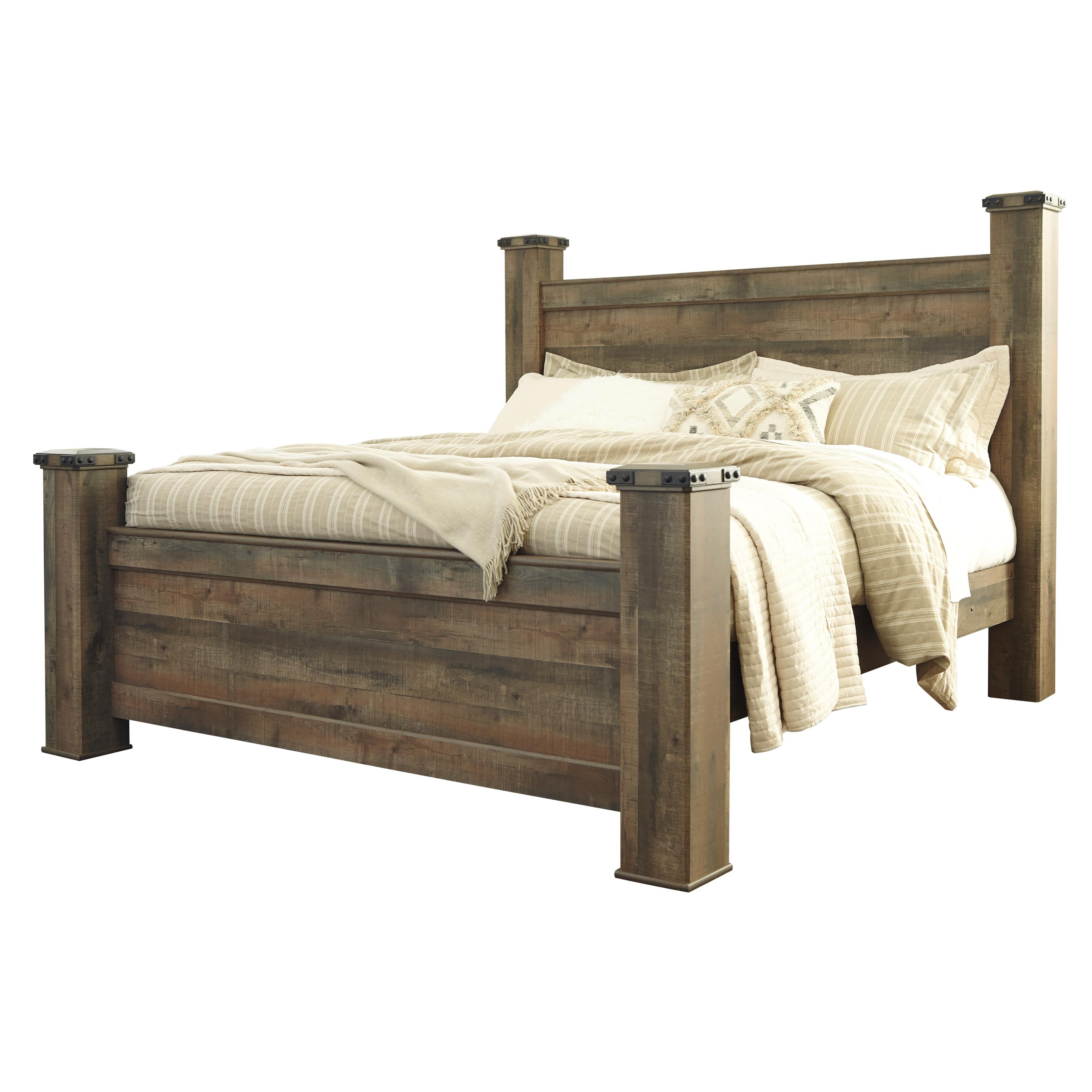 Size_King --  Trinell B446B45 King Poster Bed IMAGE 1