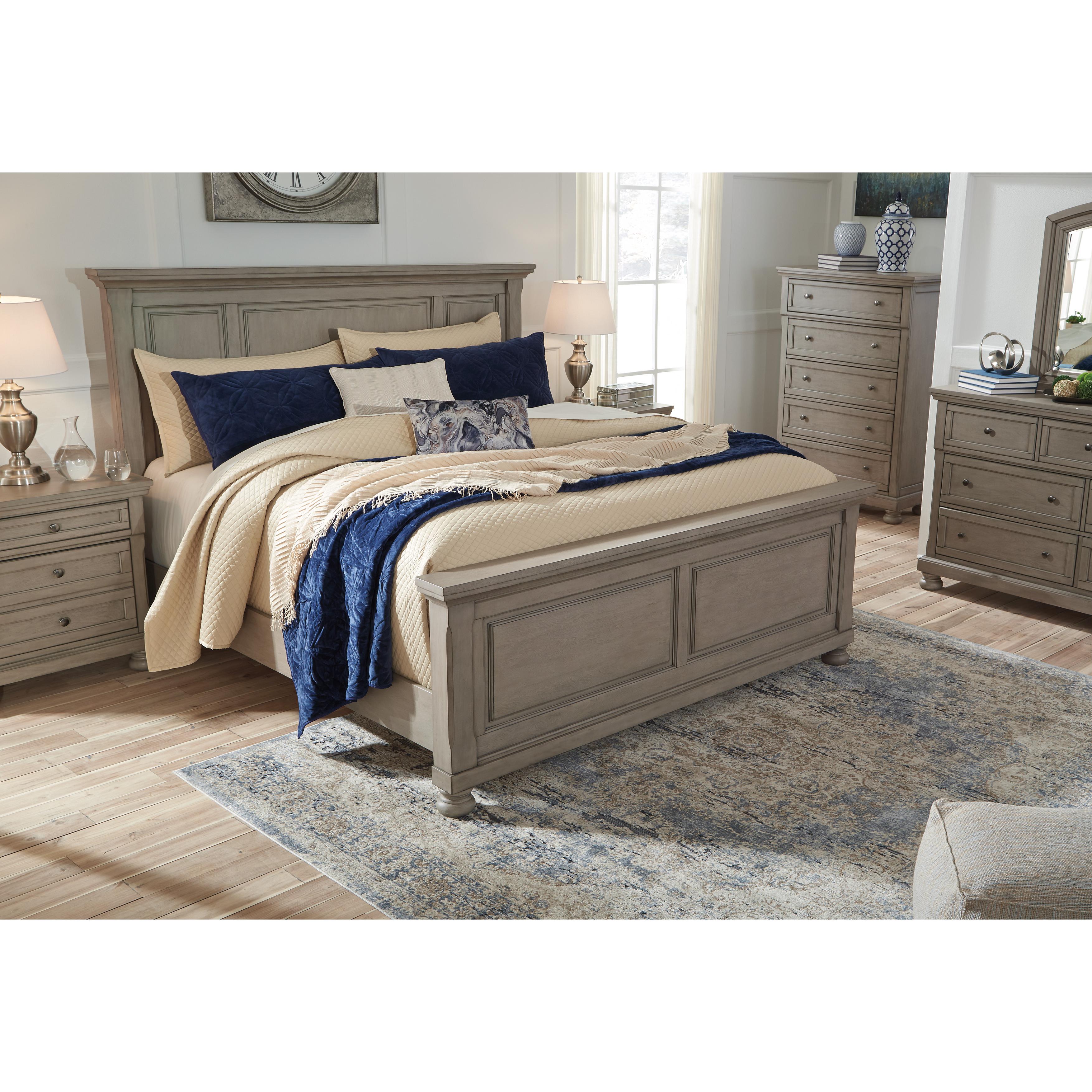 Size_King --  Lettner B733B6 King Panel Bed IMAGE 4