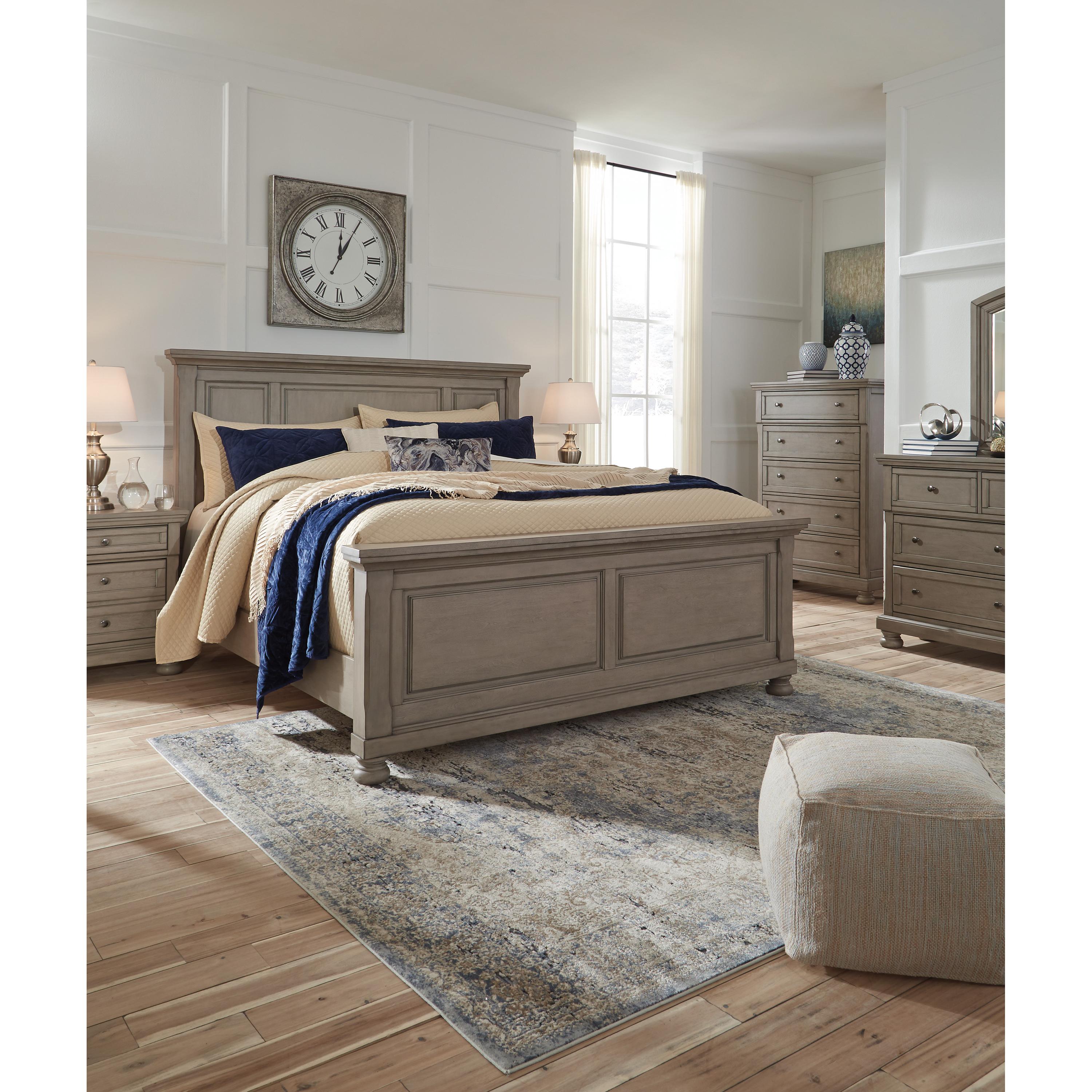  Size_King --  Lettner B733B6 King Panel Bed IMAGE 5