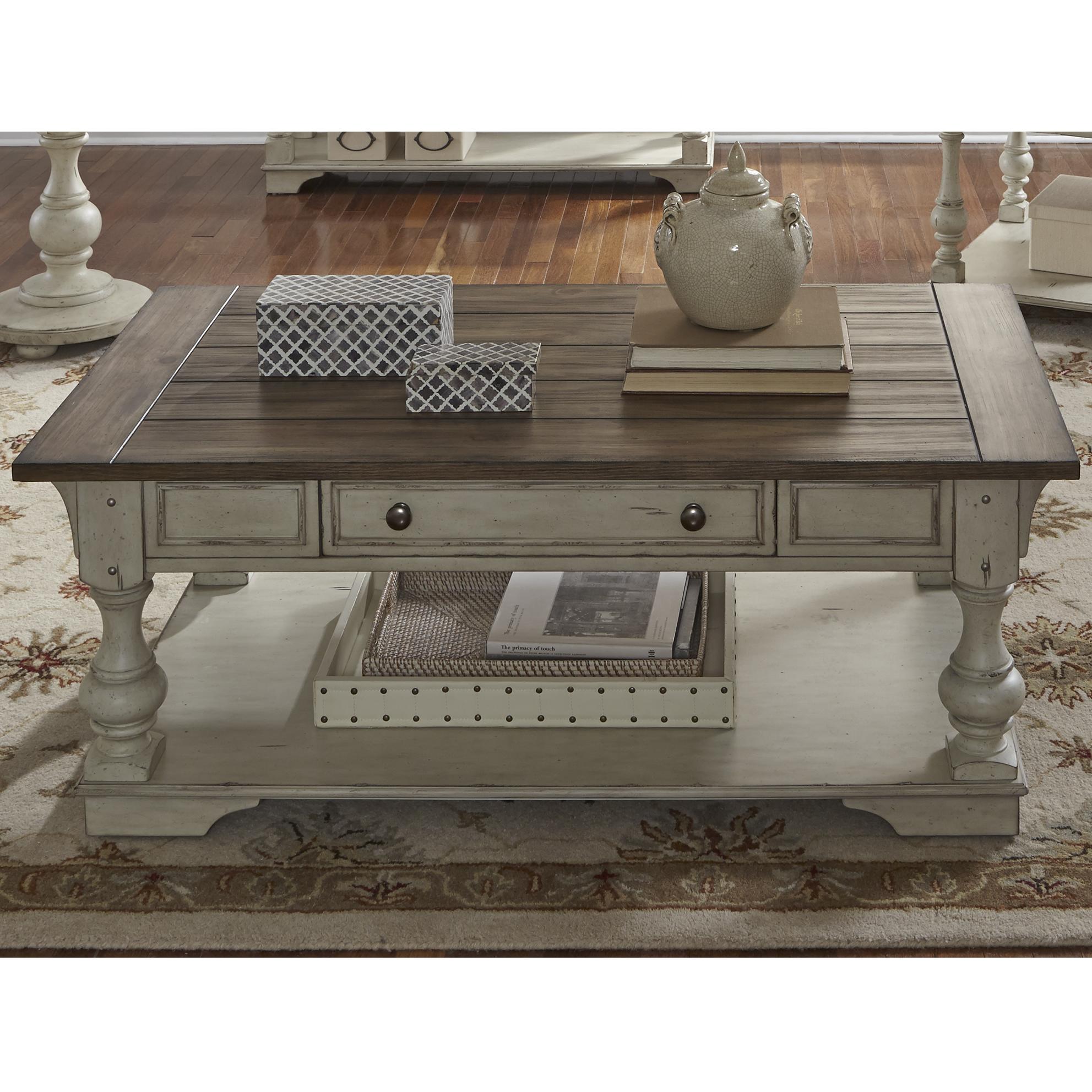  Liberty Furniture Industries Inc. Morgan Creek Cocktail Table 498-OT1010 IMAGE 1