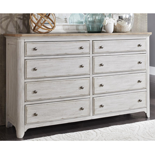 Liberty Furniture Industries Inc. Farmhouse Reimagined 8-Drawer Dresser 652-BR31