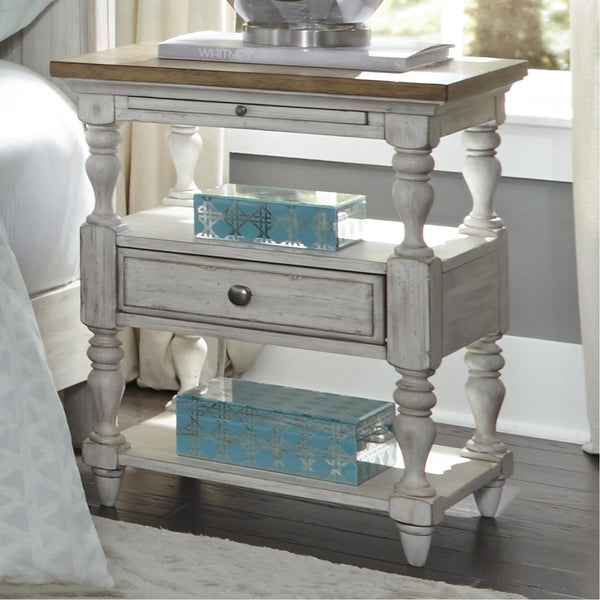 Liberty Furniture Industries Inc. Farmhouse Reimagined 1-Drawer Nightstand 652-BR62