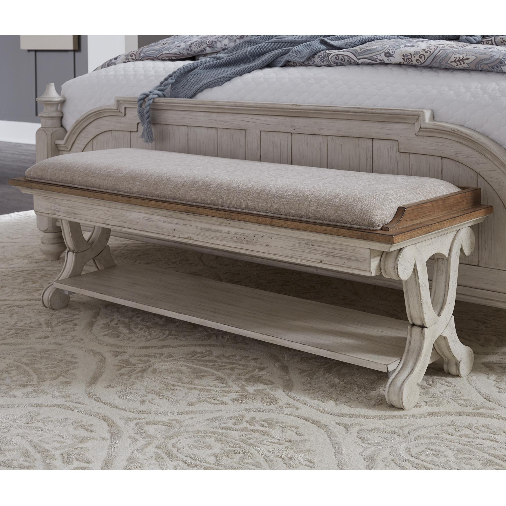  Liberty Furniture Industries Inc. Farmhouse Reimagined Bench 652-BR47 IMAGE 1
