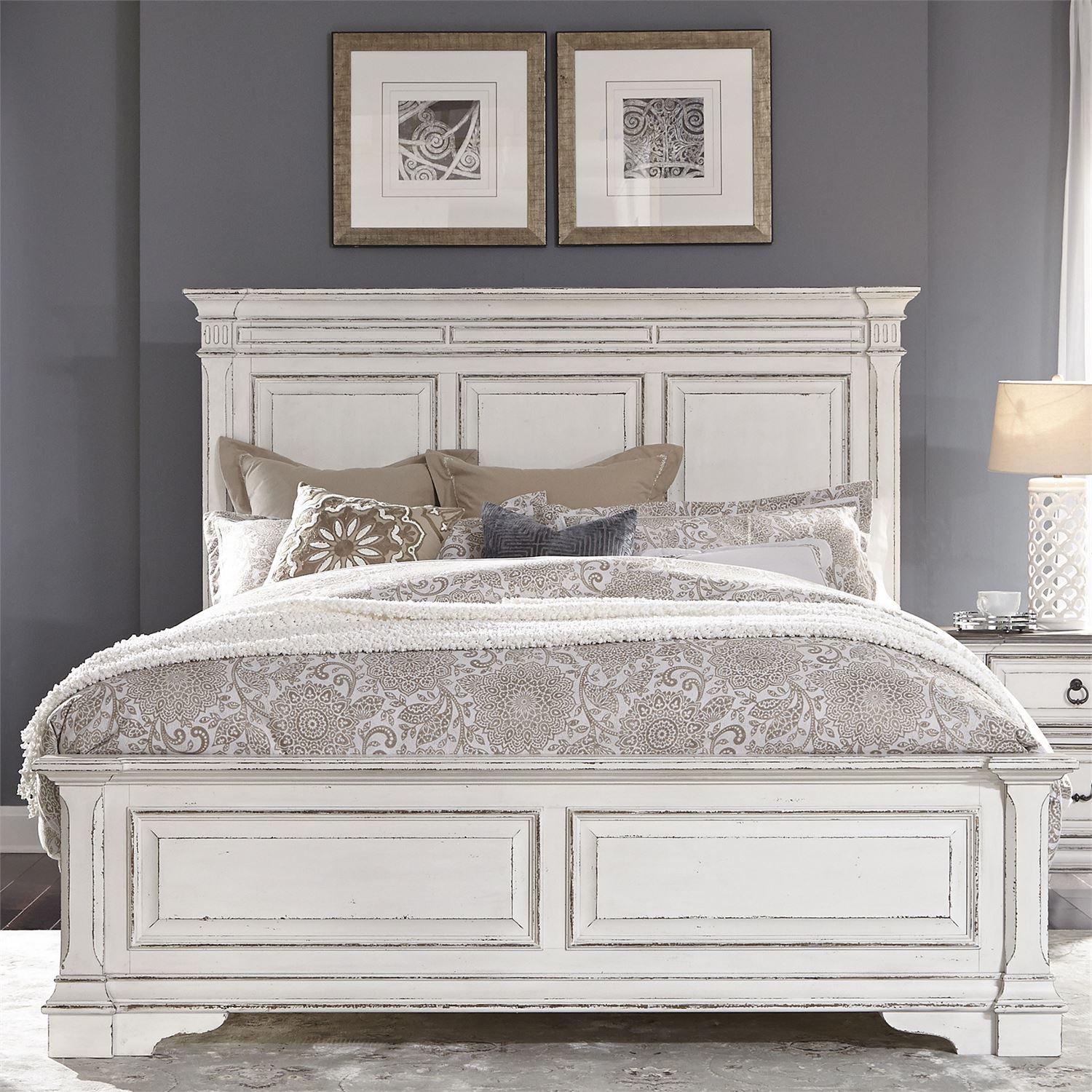  Size_King --  Abbey Park 520-BR-KPB King Panel Bed IMAGE 1