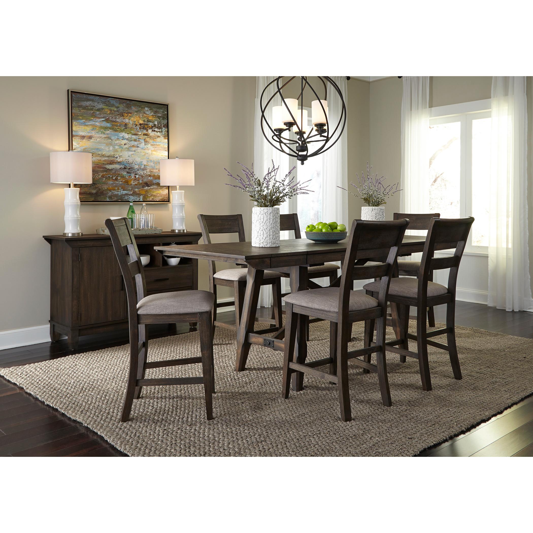  Liberty Furniture Industries Inc. Double Bridge Counter Height Dining Chair 152-B250124 IMAGE 4