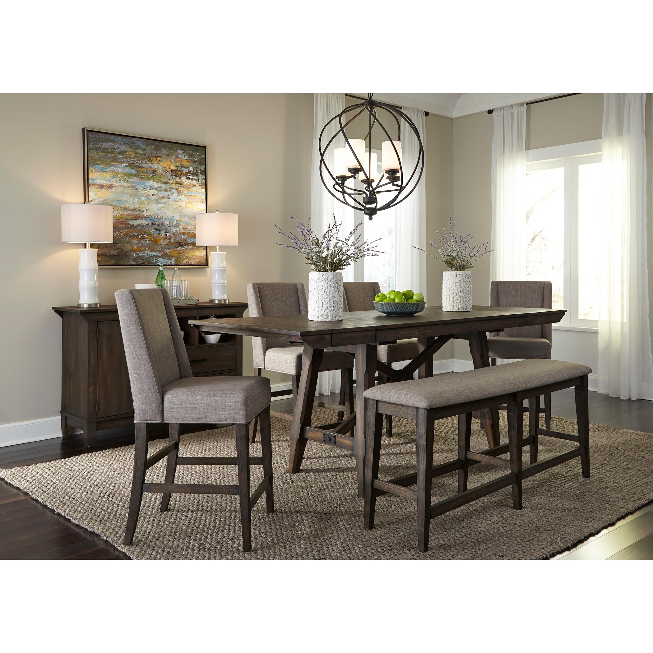  Liberty Furniture Industries Inc. Double Bridge Counter Height Dining Chair 152-B650124 IMAGE 3