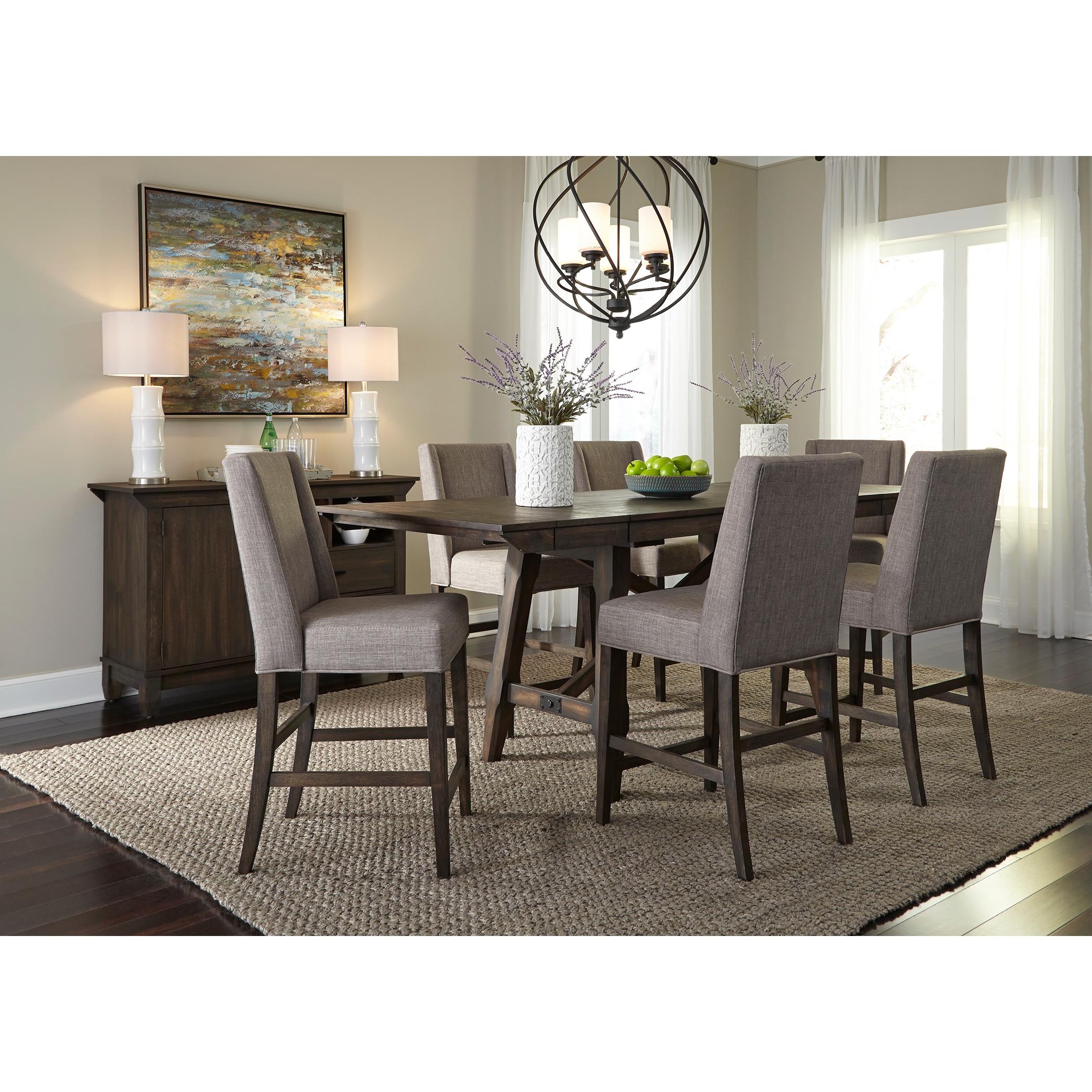  Liberty Furniture Industries Inc. Double Bridge Counter Height Dining Chair 152-B650124 IMAGE 4