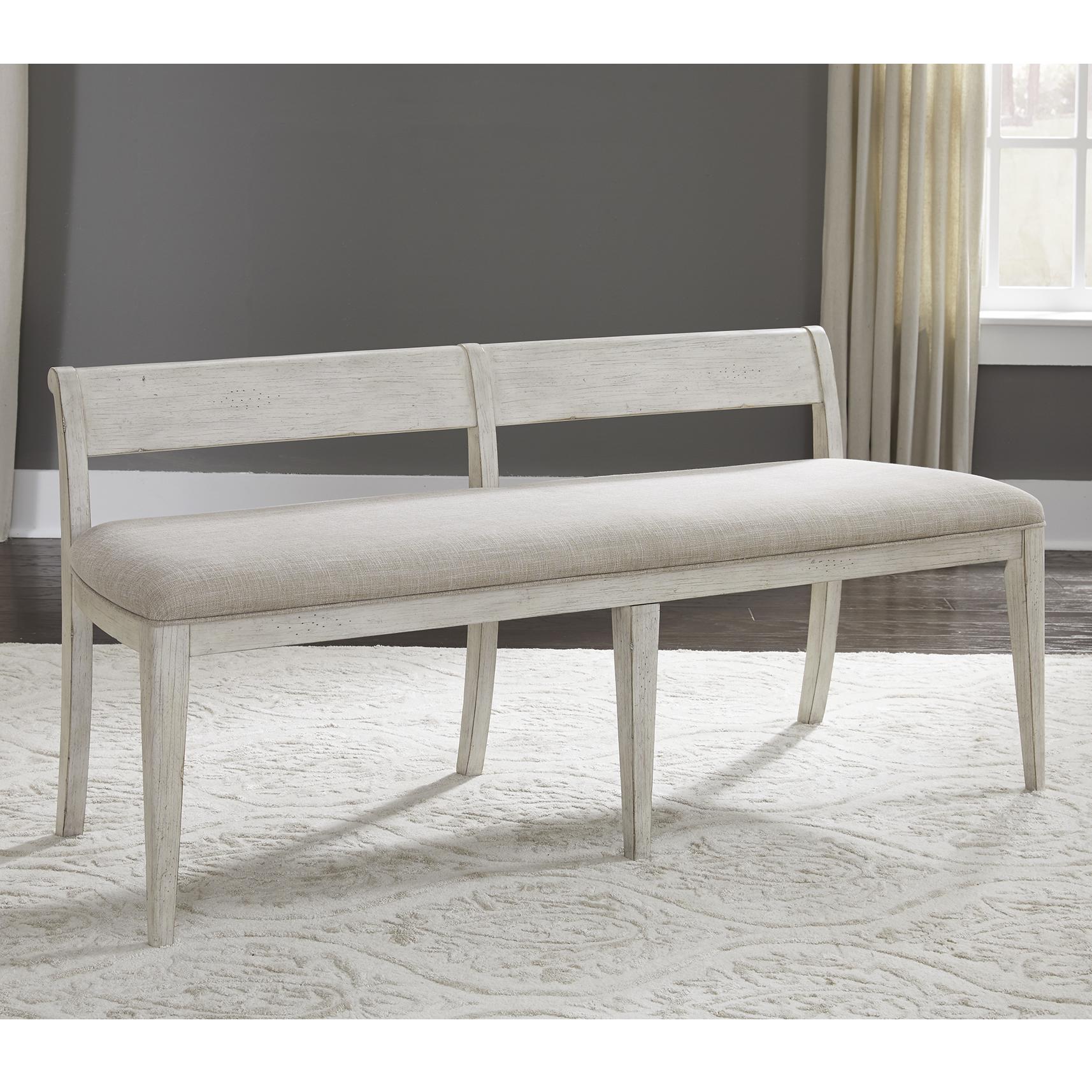  Liberty Furniture Industries Inc. Farmhouse Reimagined Counter Height Bench 652-C9001B IMAGE 1