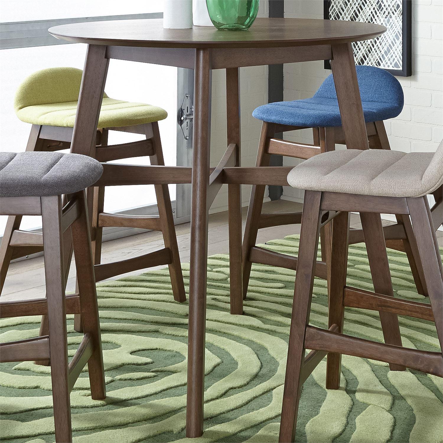  Liberty Furniture Industries Inc. Round Space Savers Counter Height Dining Table with Trestle Base 198-GT3636 IMAGE 6