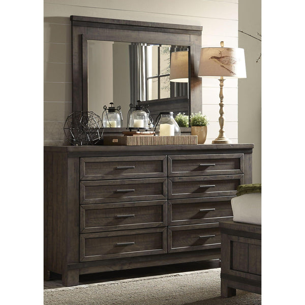 Liberty Furniture Industries Inc. Thornwood Hills 8-Drawer Dresser with Mirror 759-BR-DM