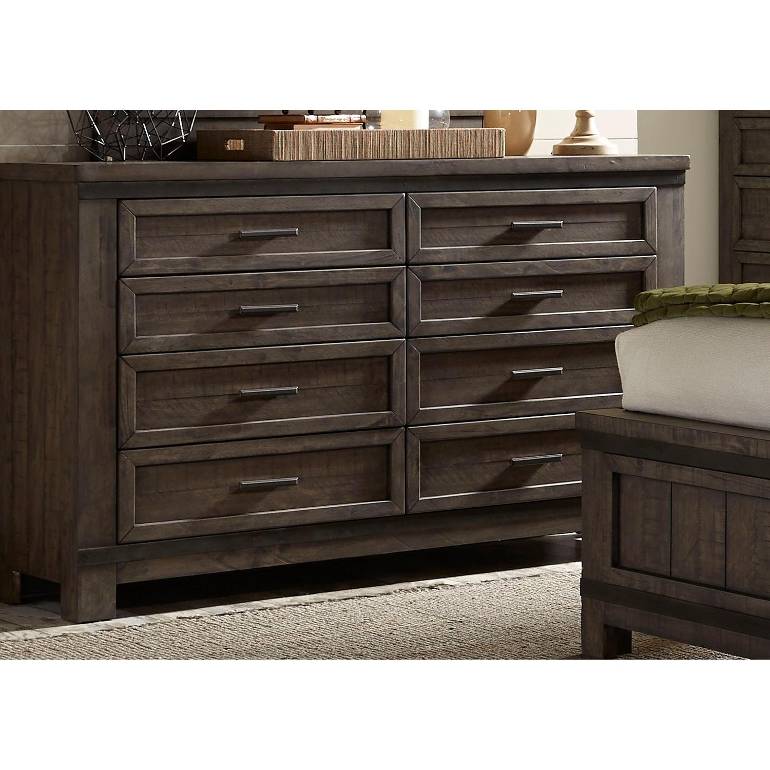  Liberty Furniture Industries Inc. Thornwood Hills 8-Drawer Dresser with Mirror 759-BR-DM IMAGE 2