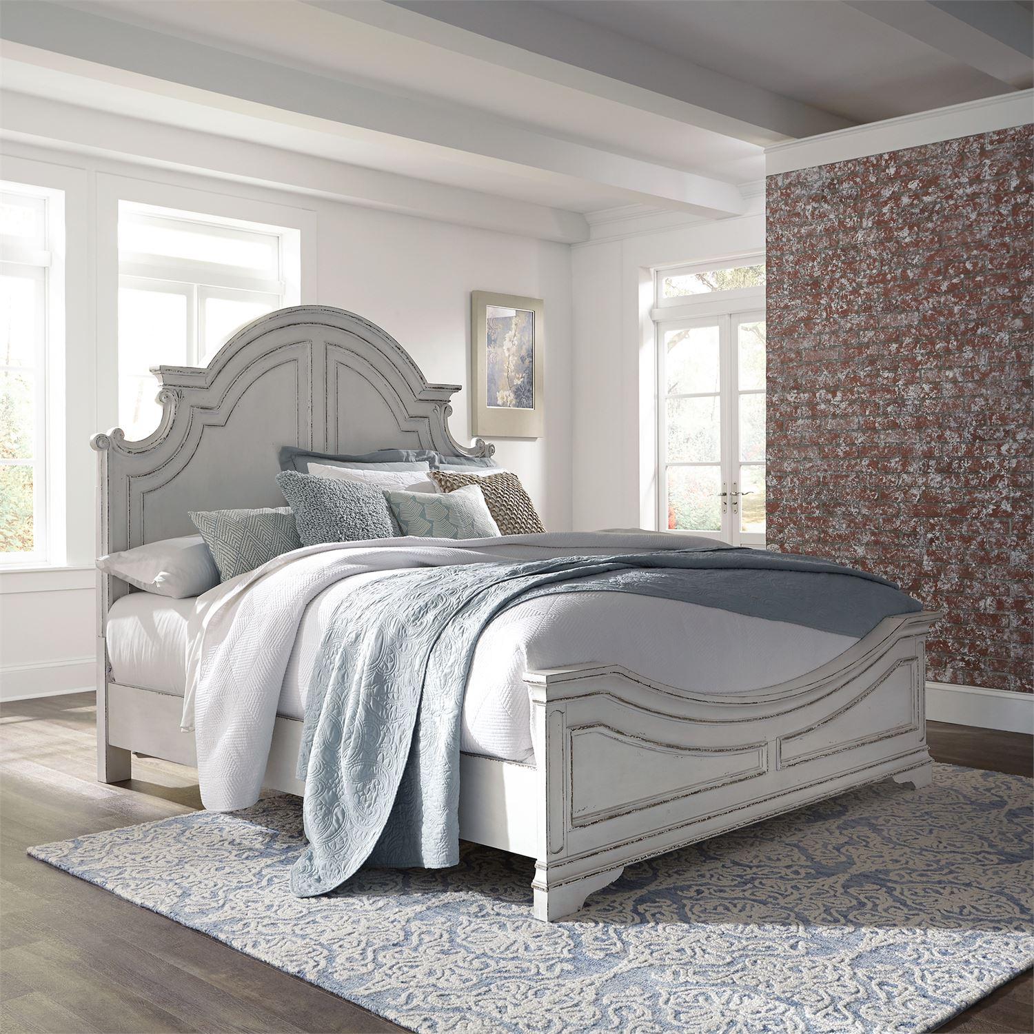  Size_Queen --  Liberty Furniture Industries Inc. Magnolia Manor Panel Bed IMAGE 8